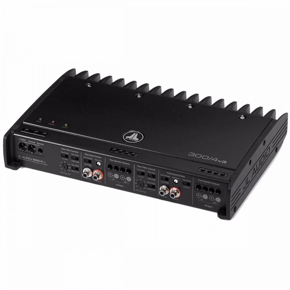 JL Audio 300/4V3 300 Watts 4 Channel Class A/B Full-Range Amplifier