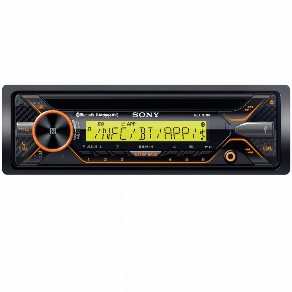 Sony MEX-M71BT - CD MP3 WMA Bluetooth iPod iPhone A2DP AVRCP USB AUX Marine Stereo Radio Tuner Player