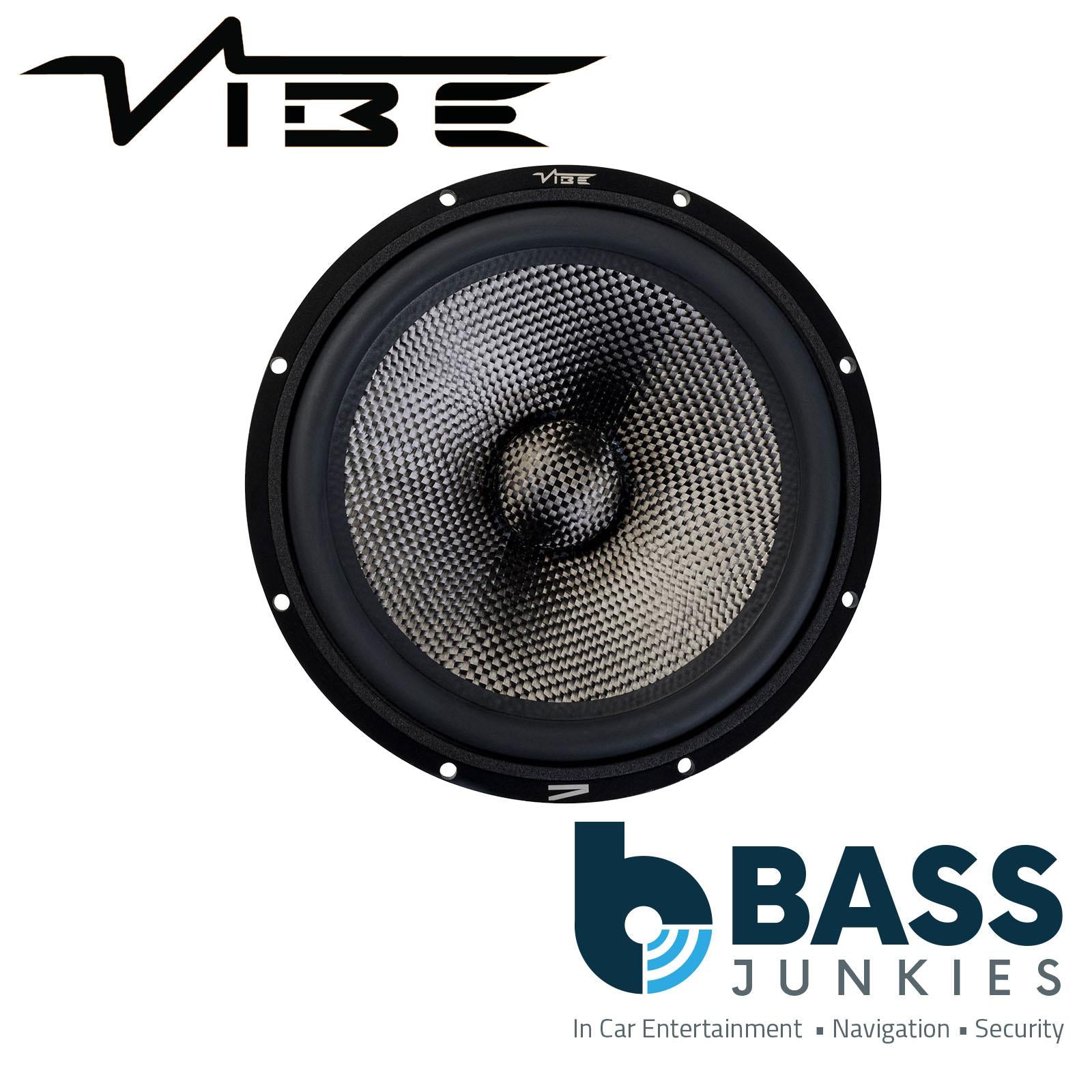 VIBE CVEN6.5SQW-V9 6.5" Carbon SQ Sound Quiality Cone 4Ohm Car Midwoofer