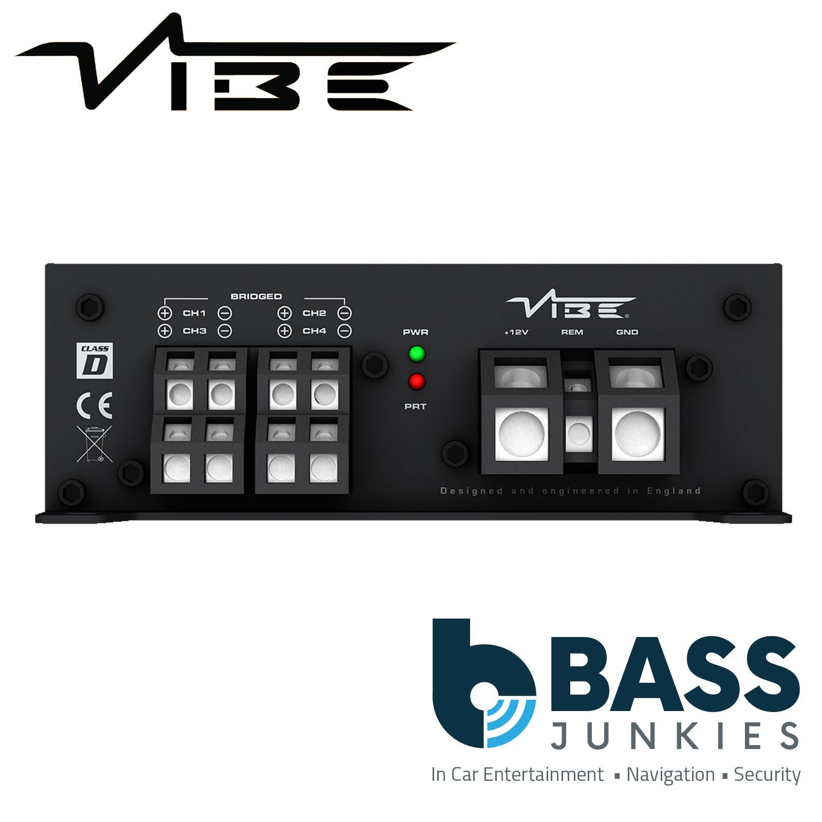 Vibe POWERBOX150.4M-V0 4 Channel Class D Car Amp Amplifier 1920 Watts Max Power