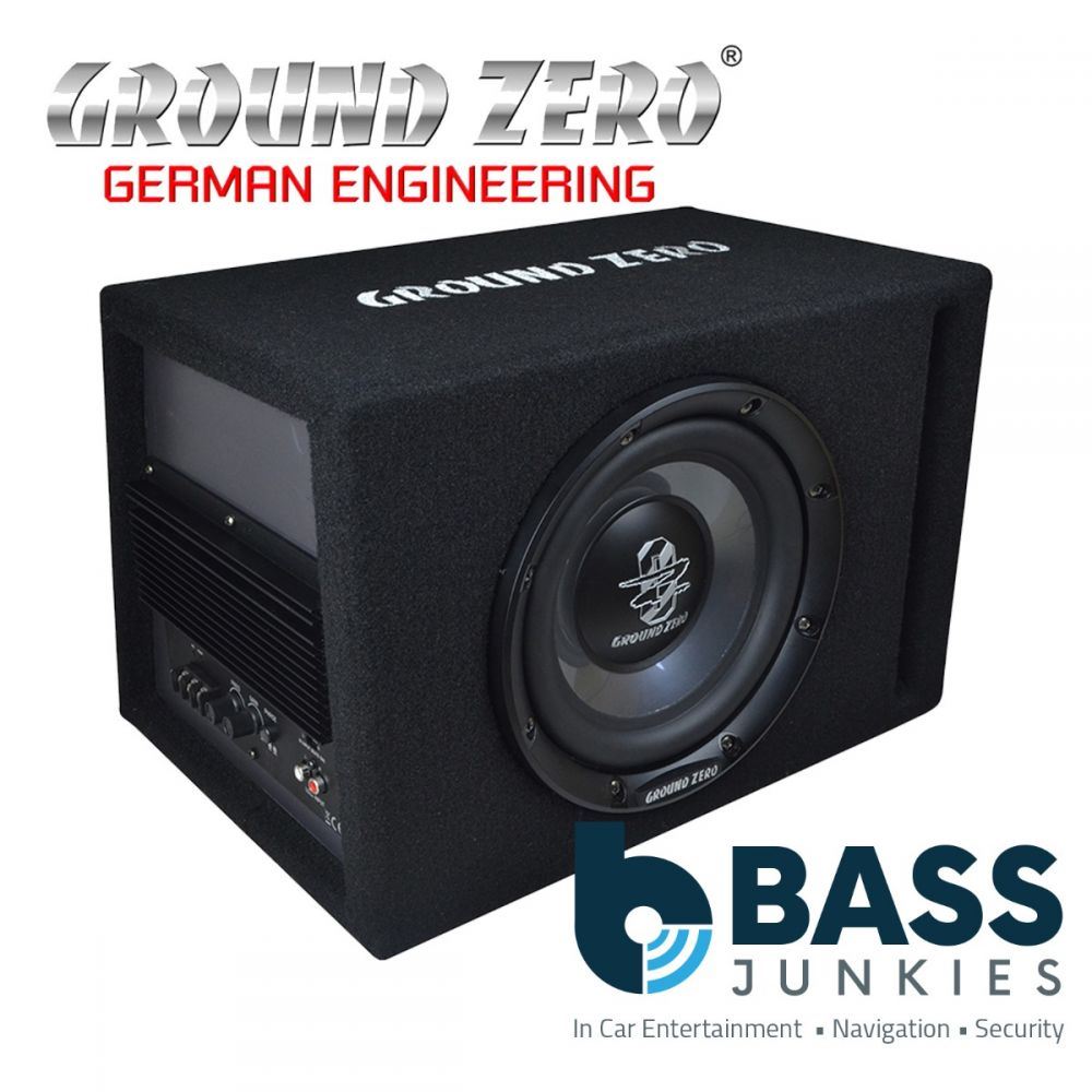 Ground Zero GZIB 200XBR-ACT - 8" Inch 20cm 200 Watts Active Sub Subwoofer Bass Enclosure Box