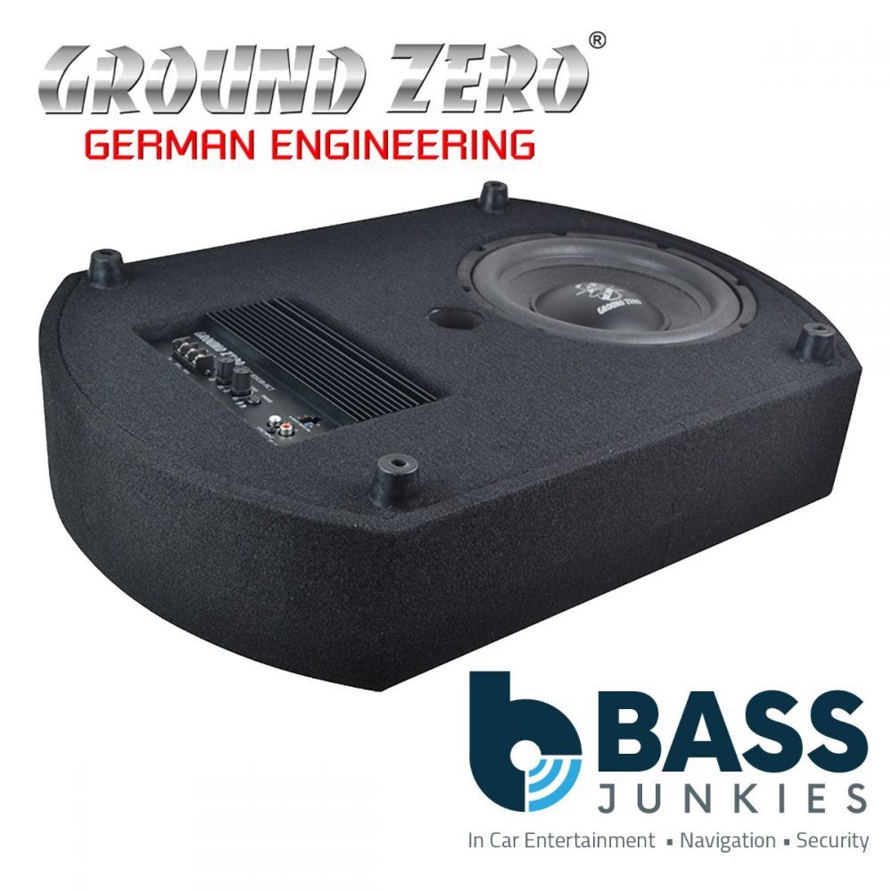 Ground Zero GZCS 10SUB-ACT - Active 10" Inch 25cm 300 Watts 4-Ohm Spare Wheel Car Subwoofer