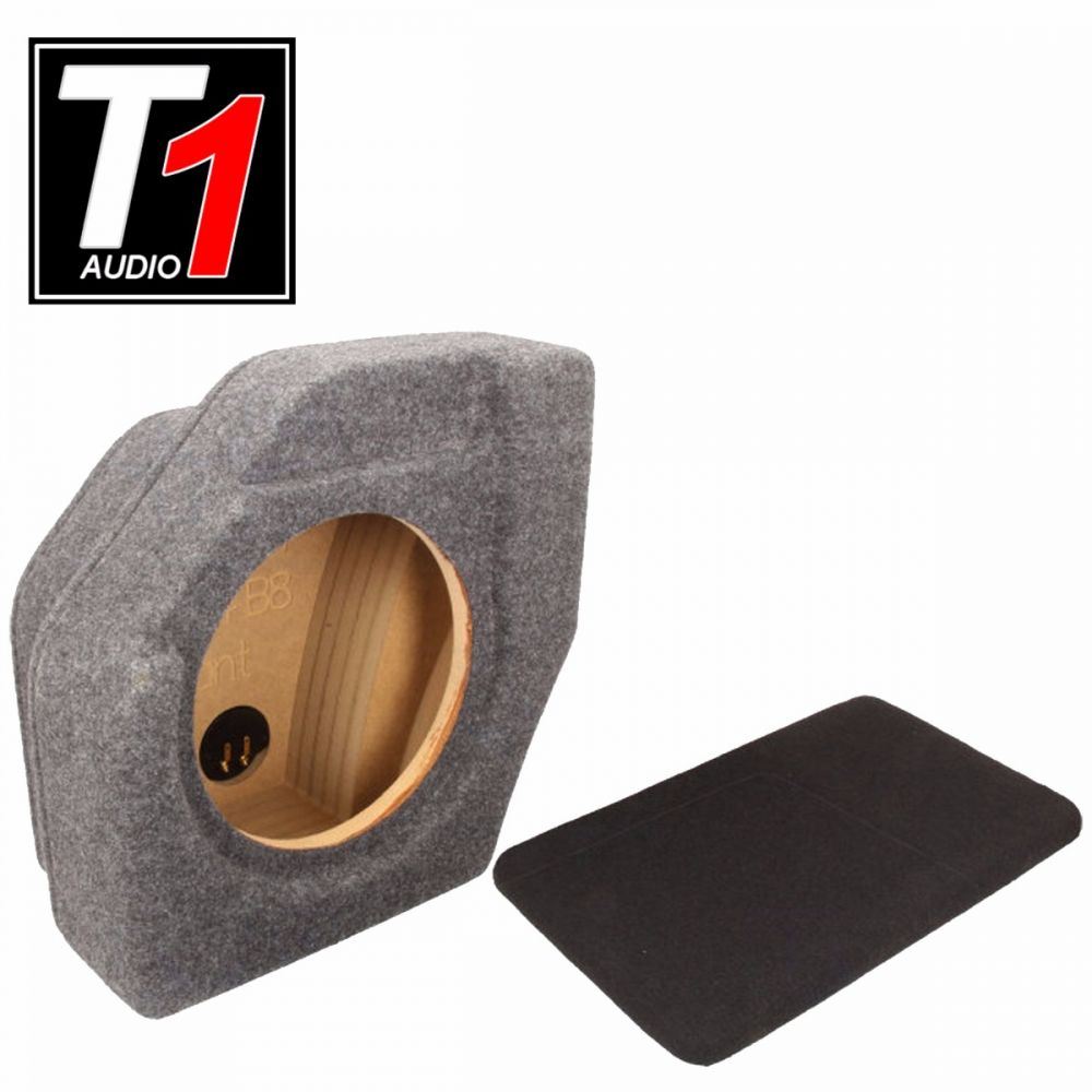 T1 Audio - Audi A4 B8 Avant Estate 2008 Onward Left Arch Custom Fit 10" Car Sub Subwoofer Bass Box