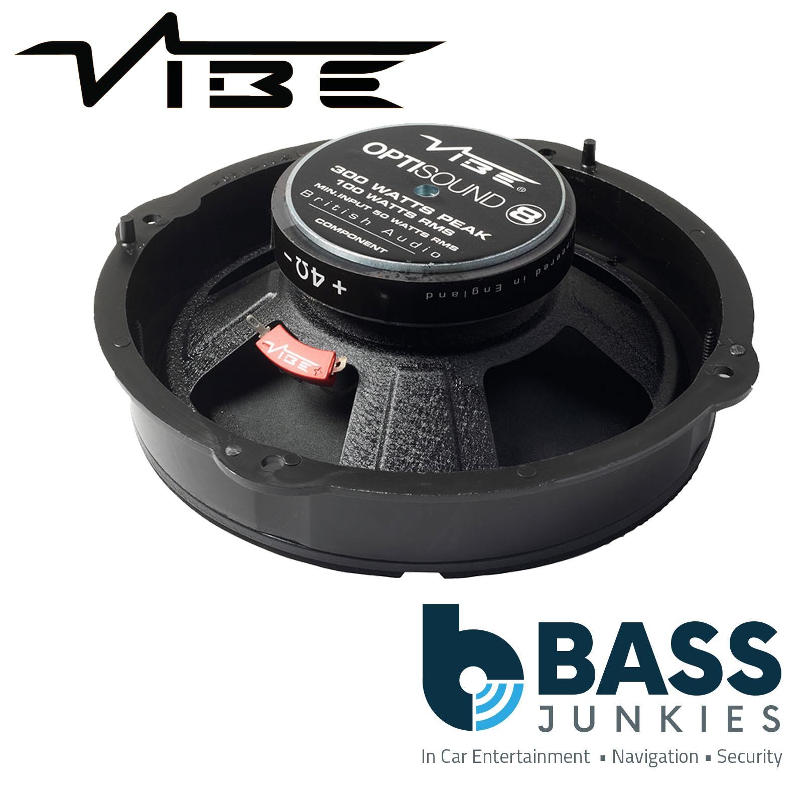 VIBE OPTI8A3-V0 2-Way 8" 4Ohm 360W Audi A3 A6 Q3 Q5 Car Front Door Speaker Kit