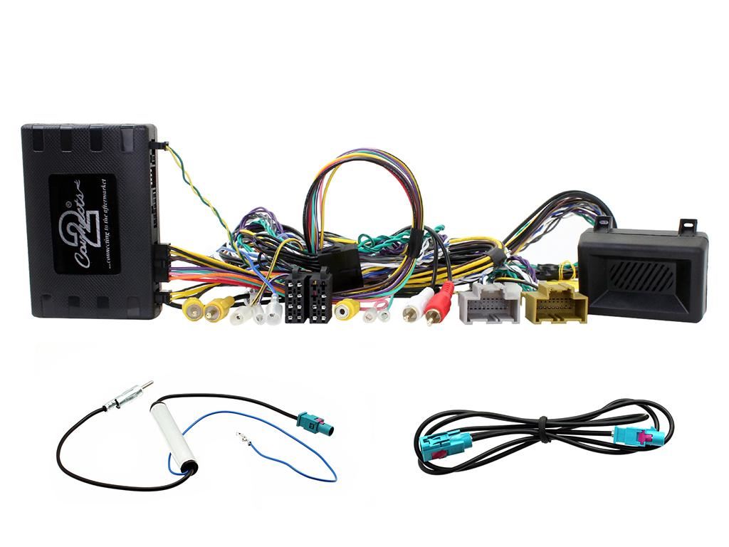 Grundig 6.8" Apple Android Double Din Stereo Fitting Kit + Steering Wheel Stalk Controls to fit Vauxhall Astra 2015-21
