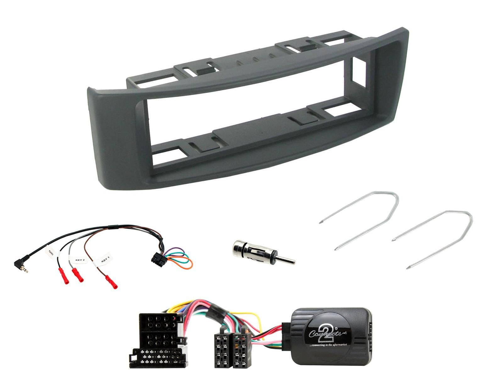 Connects2 CTKRT03 - Renault Megane 2000 - 2002 Single Din Fascia & Steering Wheel Interface Installation Kit
