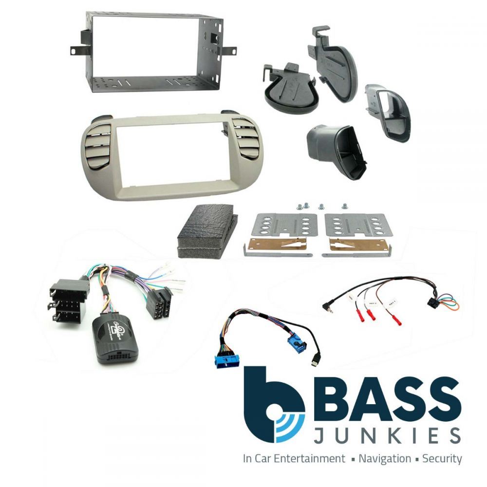 Connects2 CTKFT05 Fiat 500 2007-15 Car Stereo Double Din Fascia & Steering Interface