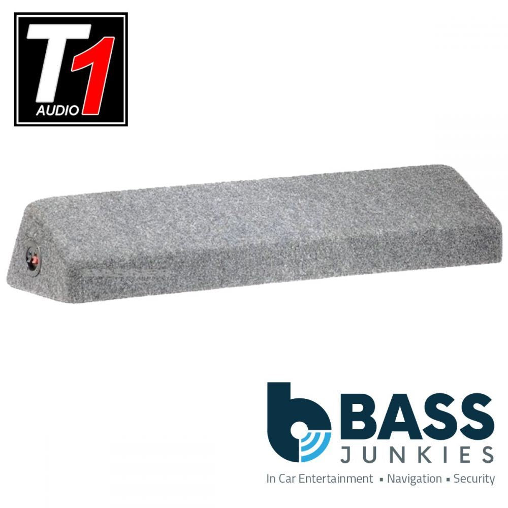 T1 Audio - 6" x 9" Grey Twin Enclosure Fully Carpeted MDF Car Sub Subwoofer Bass Box