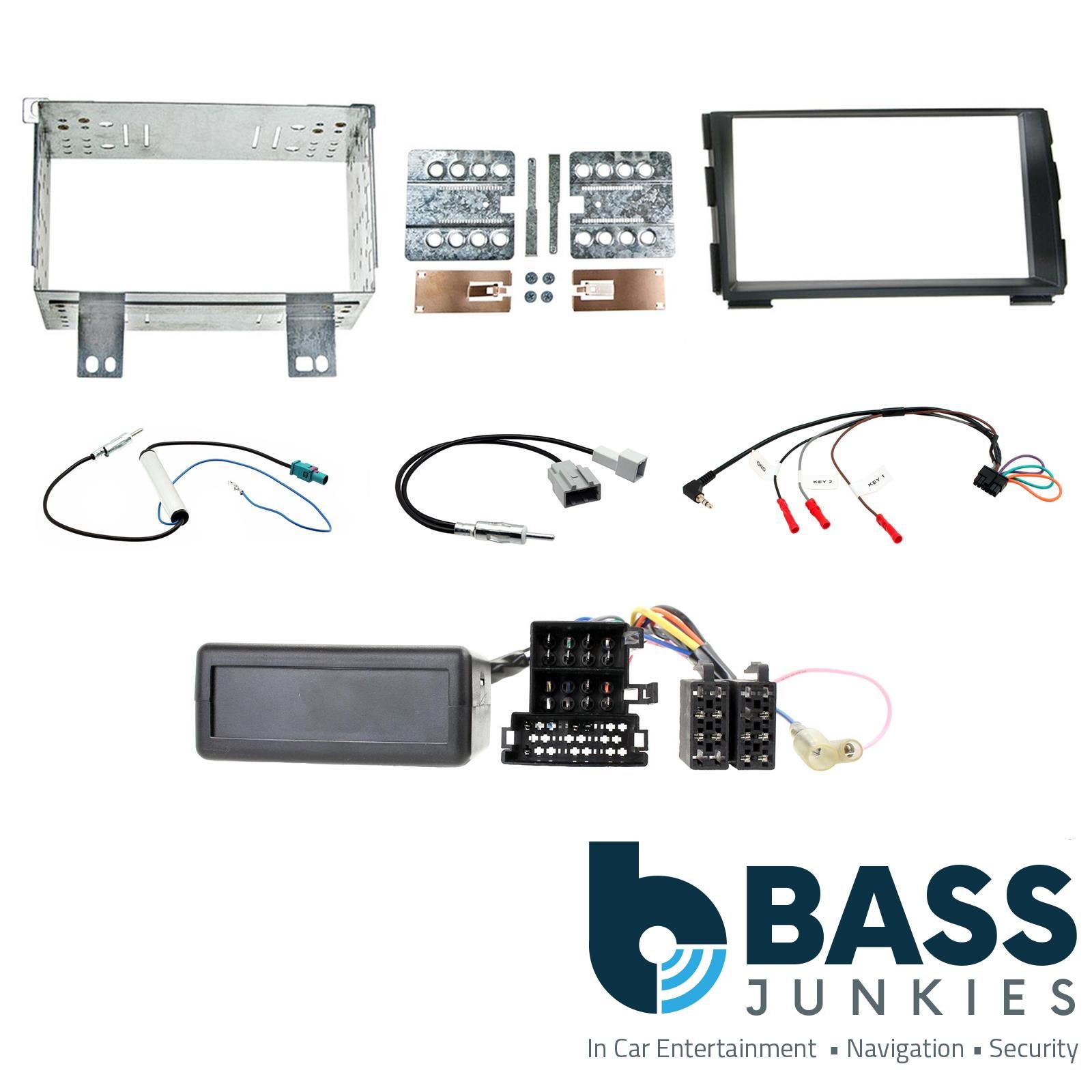 Connects2 CTKKI04 Kia Cee'd 2009 - 2012 Double Din Car Fascia Steering Wheel Interface Kit