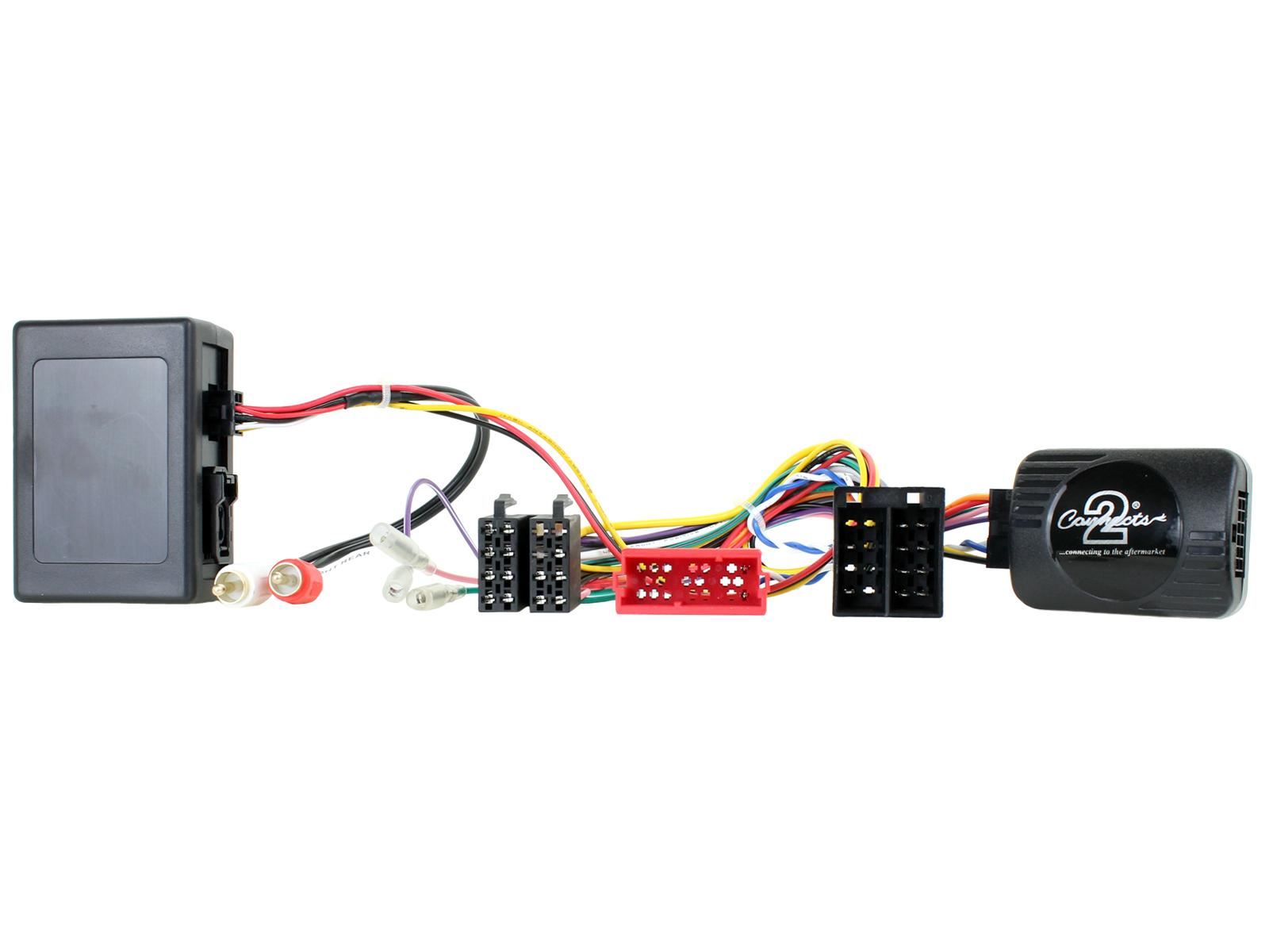 Grundig 6.8" Apple Android Double Din Stereo Fitting Kit + Steering Wheel Stalk Controls to fit Porsche Cayenne 2002-07