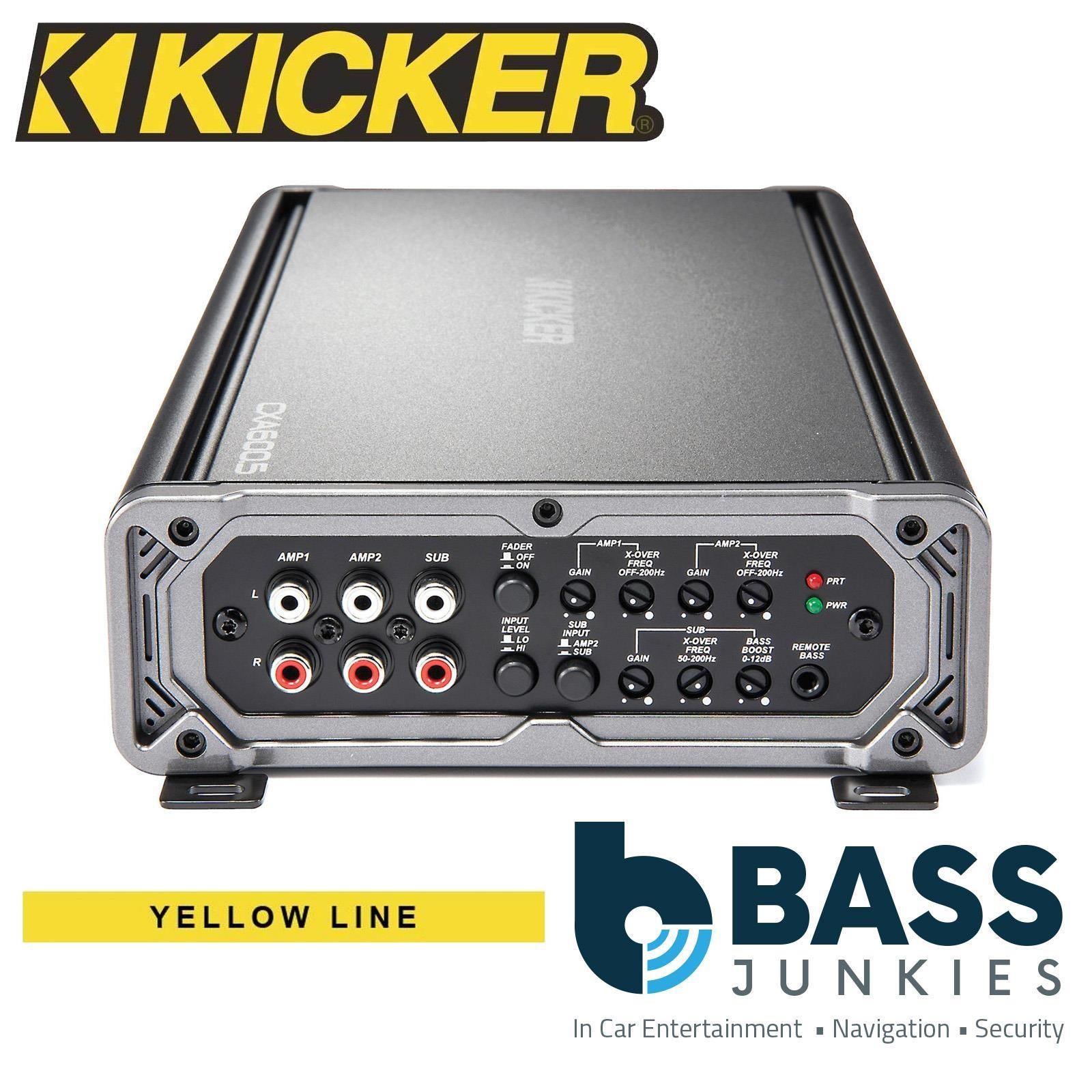 KICKER 43CXA6005 CX Series 600 Watts Multi 5 Channel Car Stereo Amp Amplifier