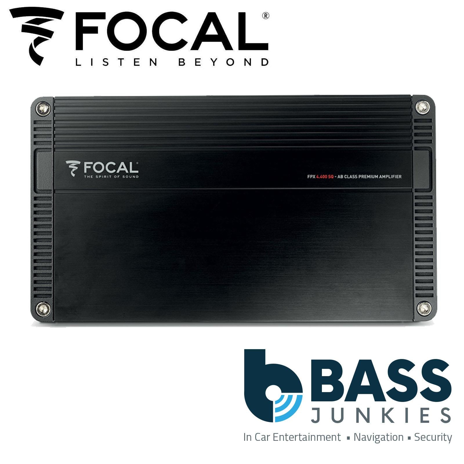 Focal FPX 4.400 SQ 4/3/2 Channels Mode 70 Watts RMS 4 Ohm Class ABD Car Audio Amplifier