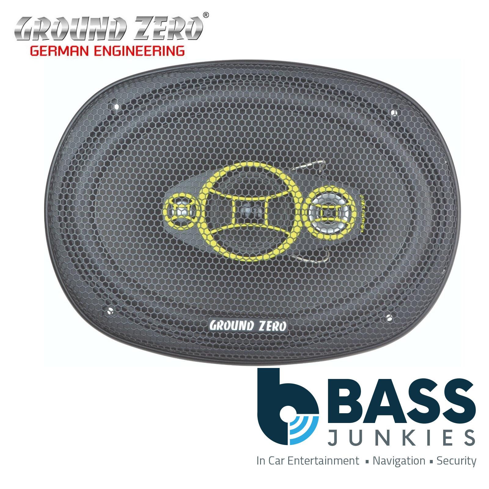 Ground Zero GZCF 7104XSPL - 7" x 10" Inch (18 x 25cm) 4 Way Coaxial 600 Watts Car Van Speaker - Sold as a Pair