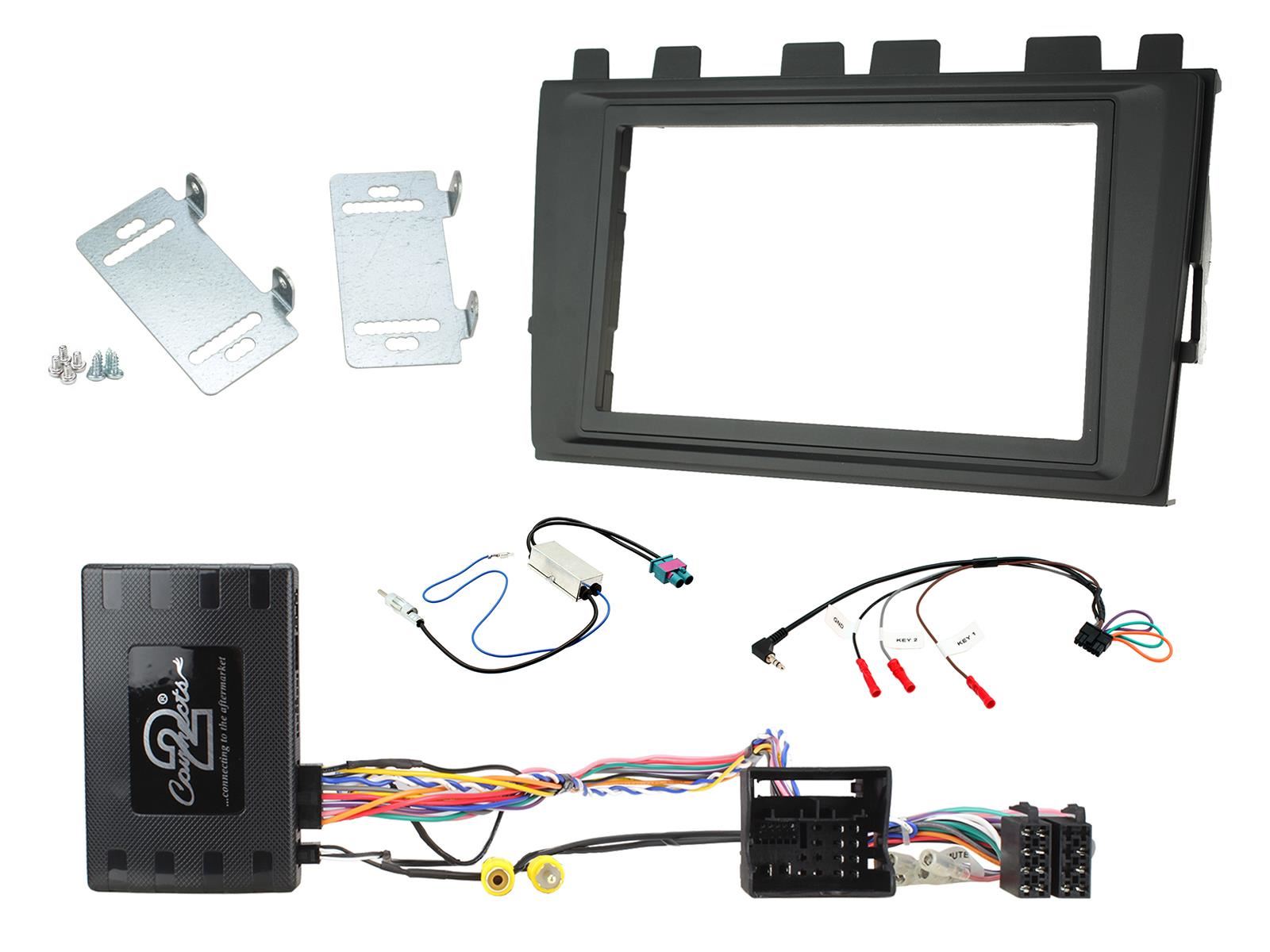 SONY XAV-1550D DAB+ Smart Bluetooth Car Radio + Stereo fitting kit + Steering Wheel Controls Loom for Volkswagen Polo 2018-2021