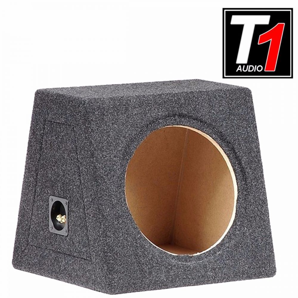 T1 Audio - 12" Sealed Enclosure Fully Carperted MDF Car Sub Subwoofer Bass Box