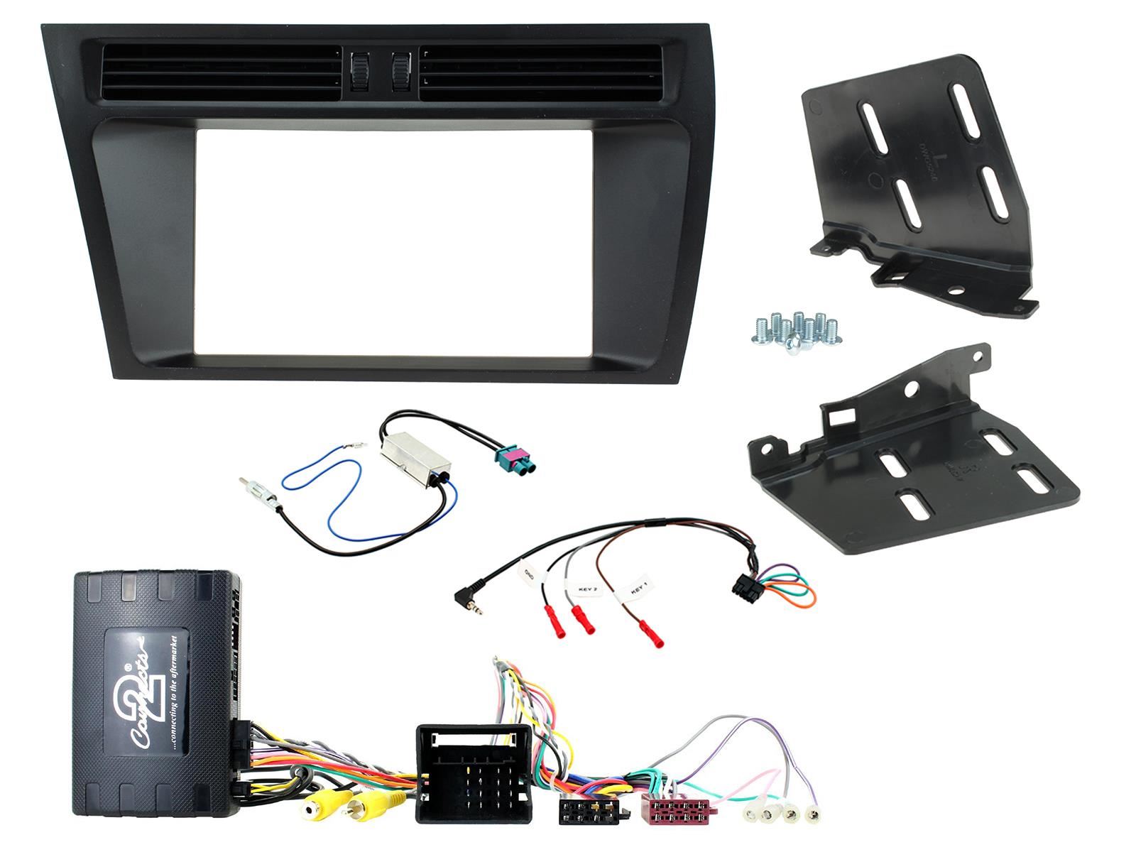 SONY DAB+ Apple | Android Double Din Stereo Fitting Kit + Steering Wheel Stalk Controls to fit Audi A4 2008-15 | Audi A5 2008-15
