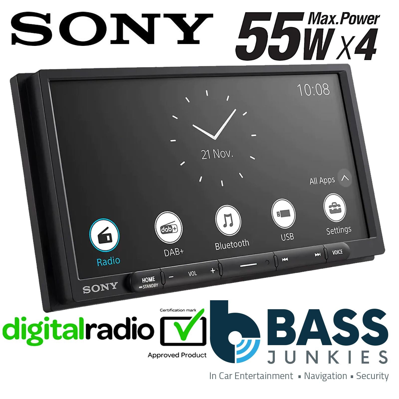 Sony XAV-AX6050 Wireless CarPlay Android Bluetooth DAB+ HDMI Car Stereo Screen