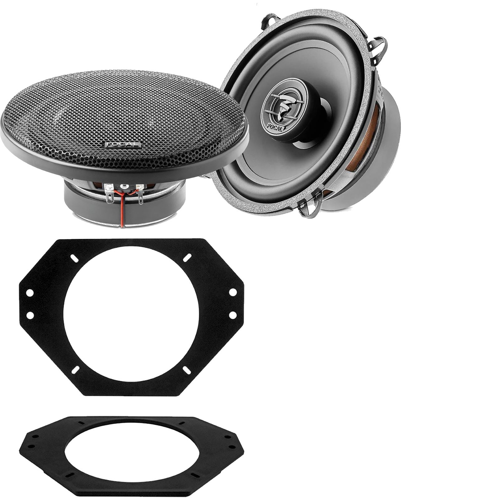Focal Auditor ACX130 130mm/13cm/5.25" Car Coaxial Speakers (Pair Max 200 watts) Fits Jeep Wrangler 1997-06