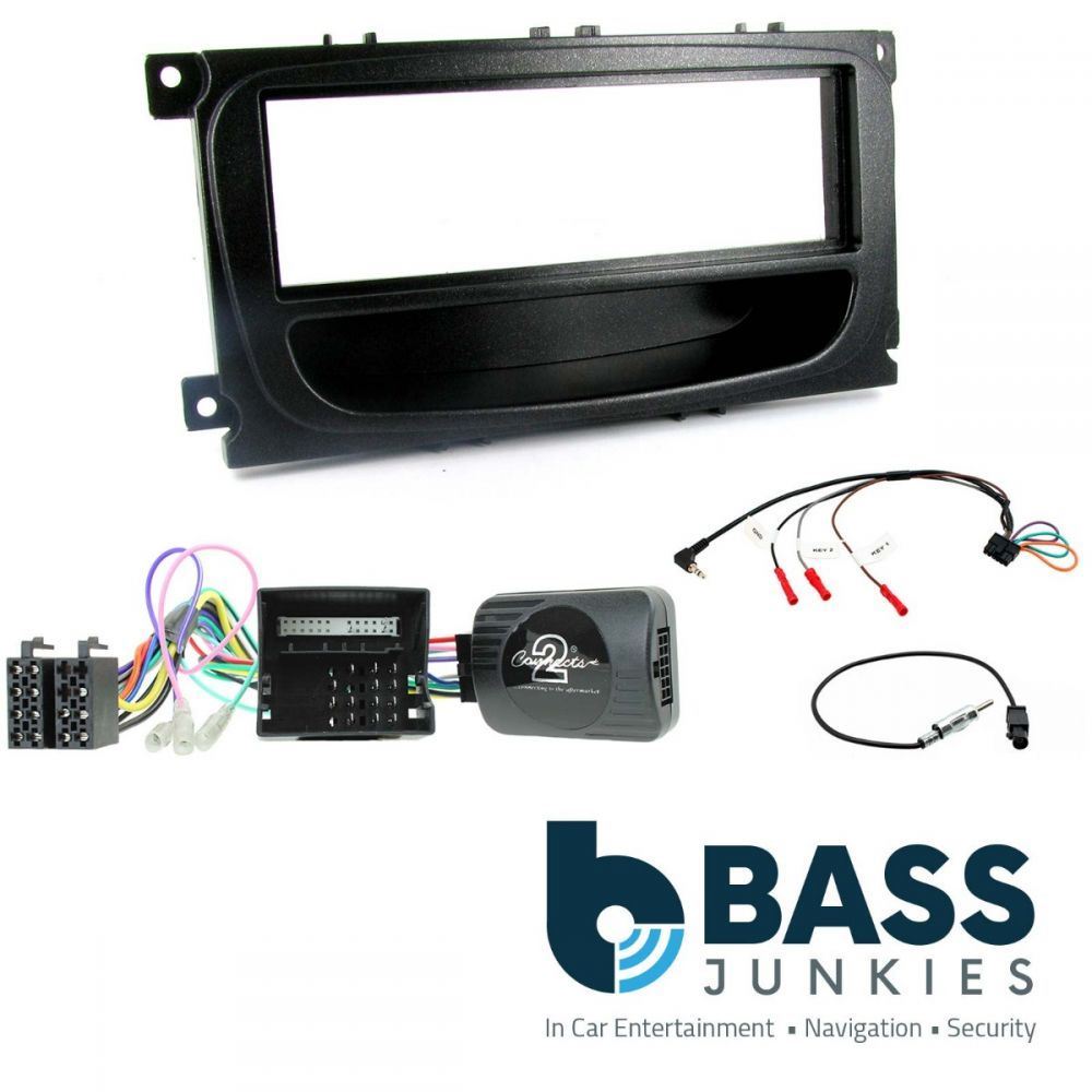 Connects2 CTKFD61 Ford Focus Mondeo Single Din Car Stereo Fascia & Steering Wheel Kit