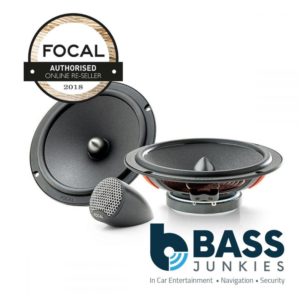 Focal ISU165 6.5" 16.5cm 140 Watts 2-Way Component Car Door Speakers Pair