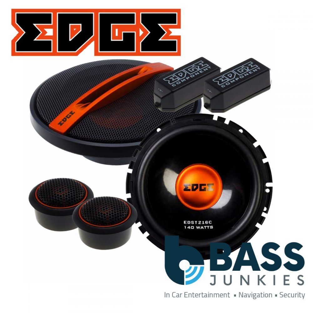 EDGE EDST216C-E6 - 16.5cm 6.5" Inch 280 Watts 2 Way Component Car Van Speakers