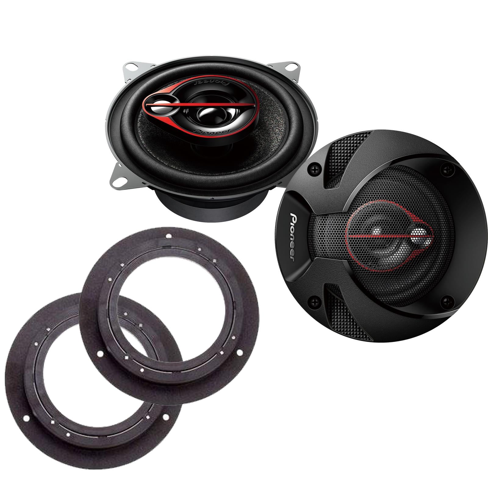 Pionner TS-R1051S 100mm/10cm/4" 3 Way Coaxial Car speakers (Per Pair Max 420|60 watts RMS) Fits Mercedes A-Class 2004-12