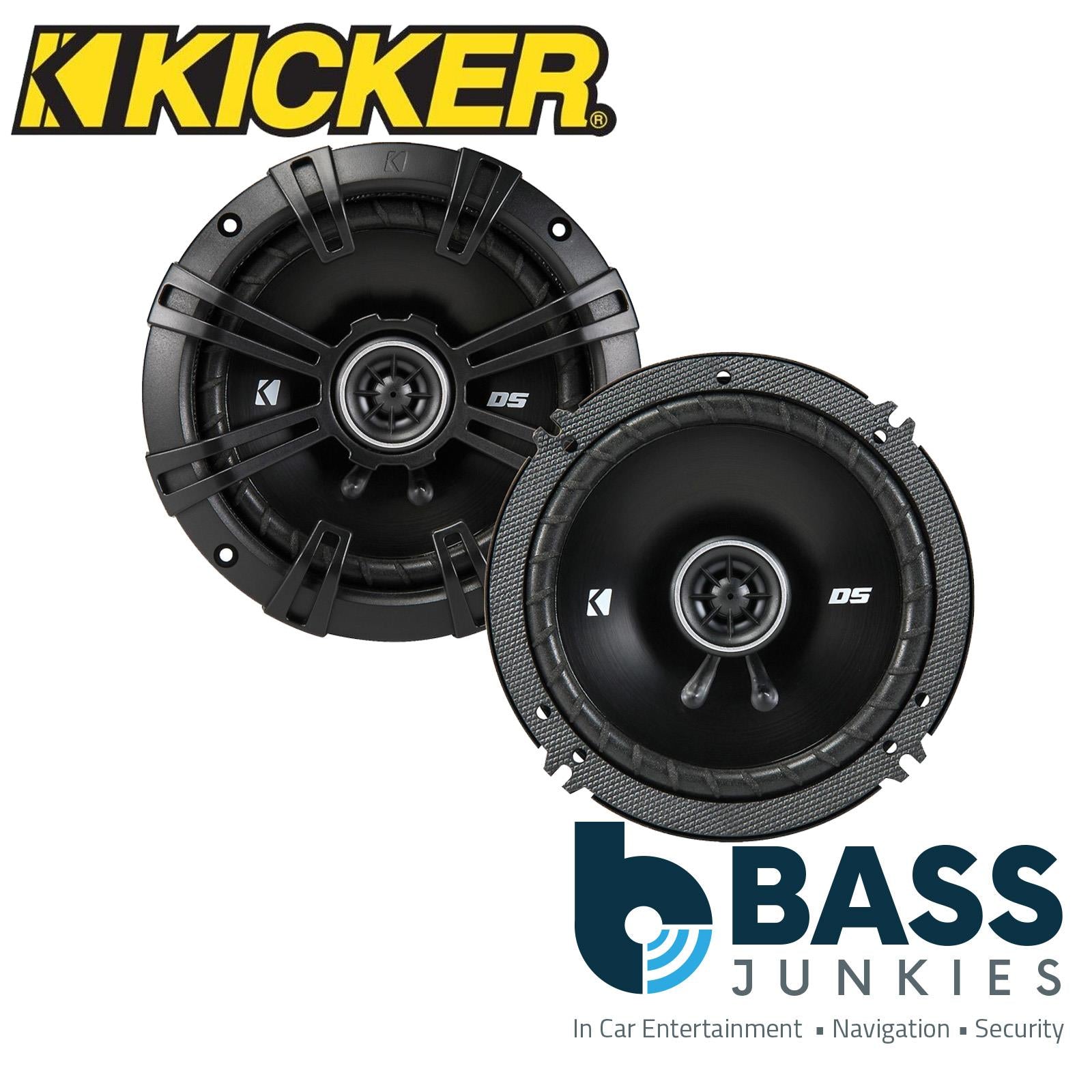 Kicker 43DSC6504 - 6" inch 16cm 480 Watts a Pair 2 Way Car Door Speakers