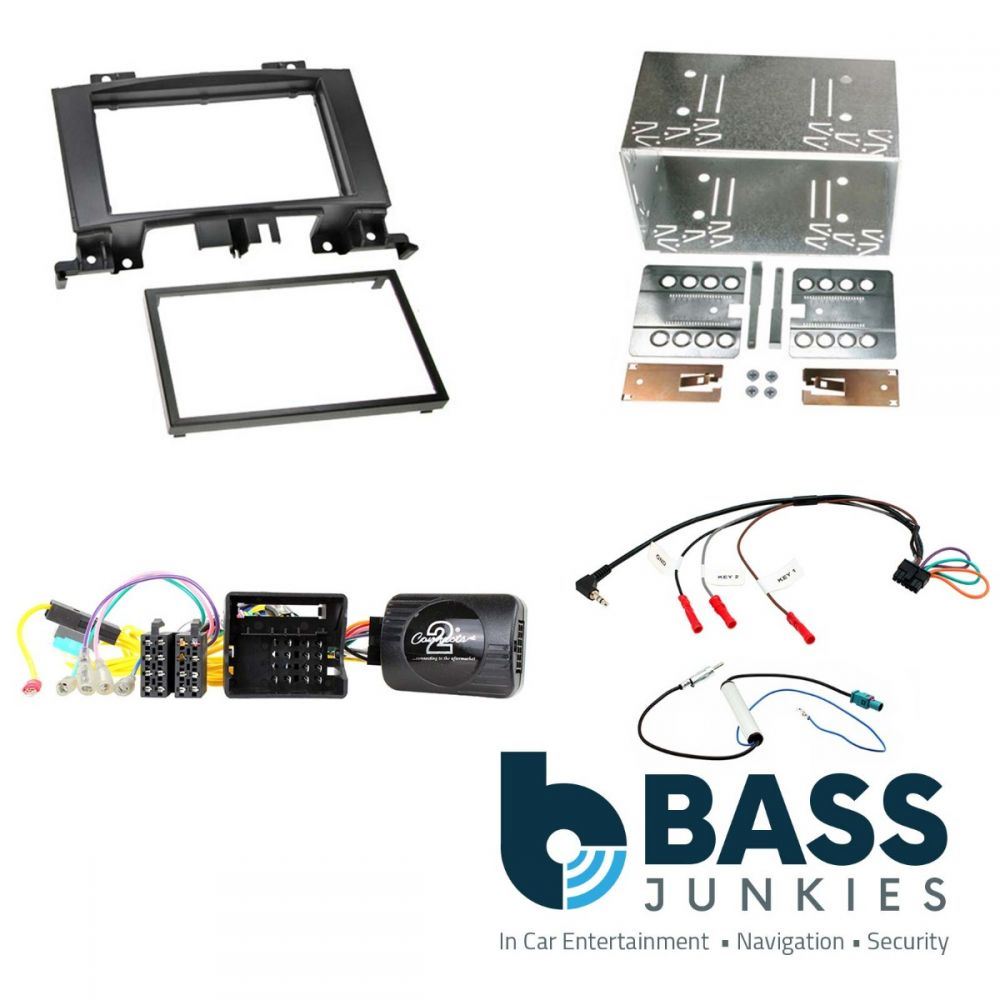 Connects2 CTKVW10 - Volkswagen Crafter 2014 Onwards Double Din Fascia Installation Kit