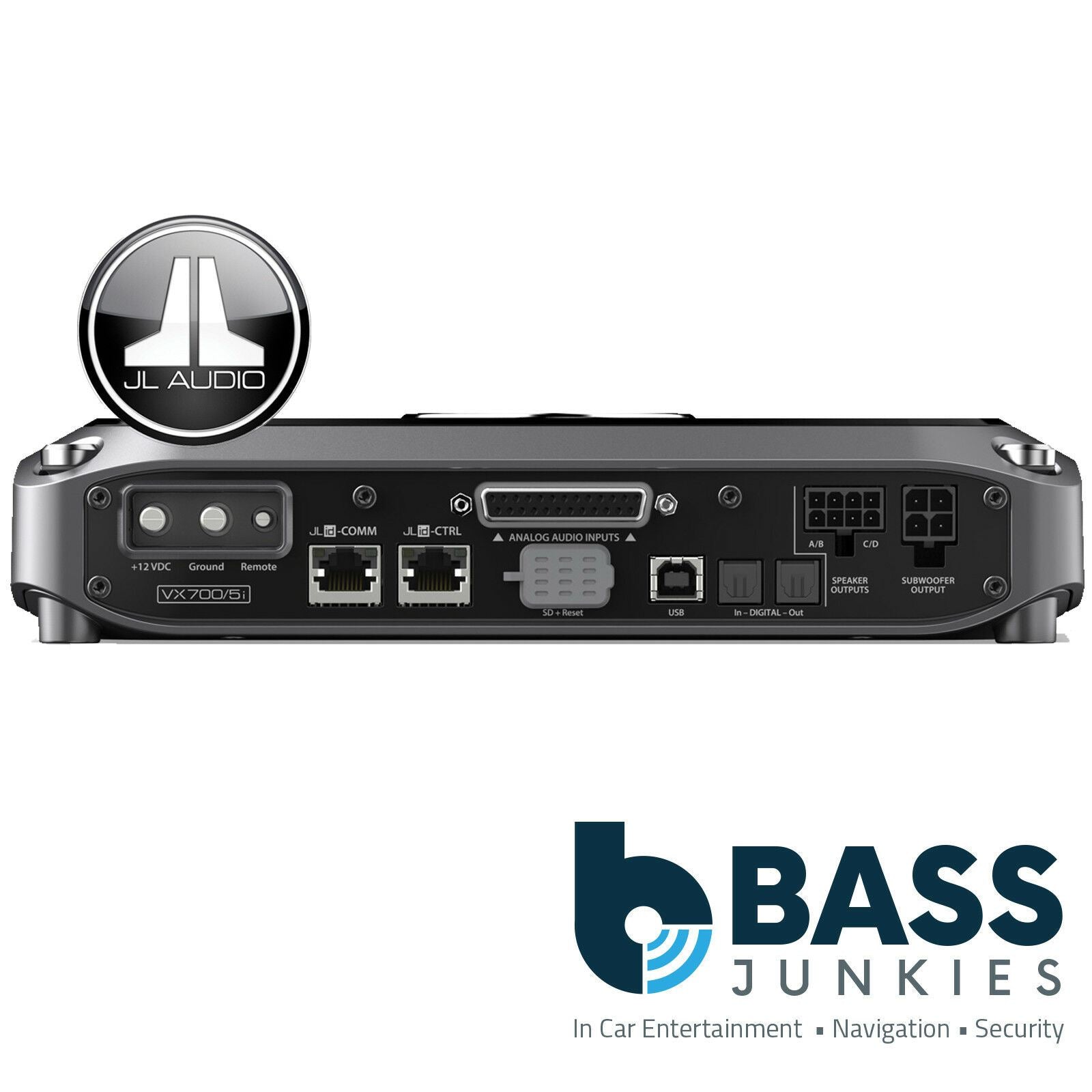 JL Audio VX700/5I 700 Watts 5-Channel Class D Car Amplifier with Integrated DSP