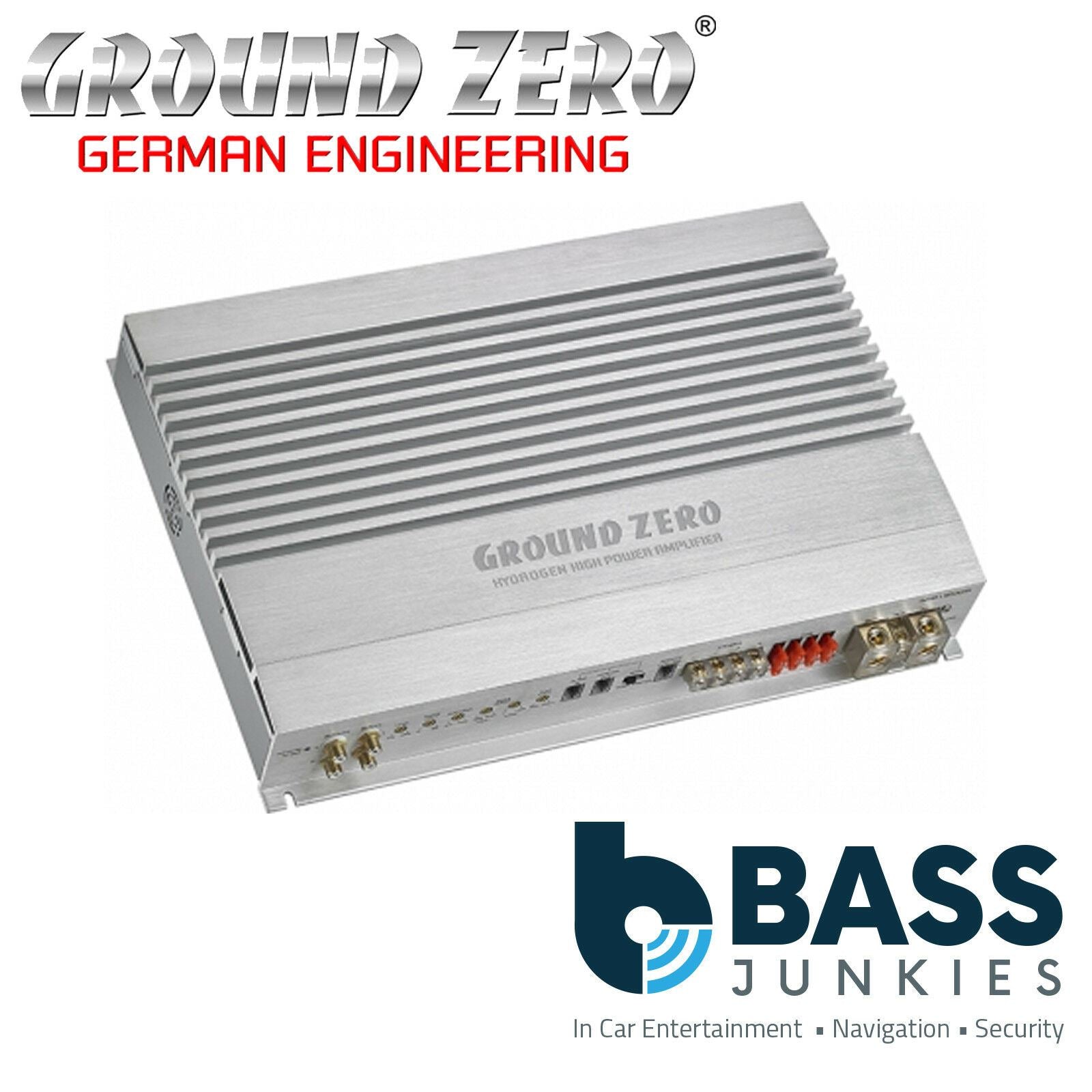 Ground Zero GZHA 4200XII - Class A/B 1000 Watts 4-Channel 2 Ohm Stable Car Amplifier