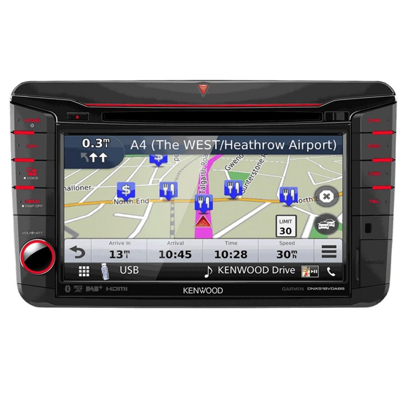 Kenwood Dnx518vdabs VW T5 SAT NAV Bluetooth DAB Apple CarPlay Android Auto