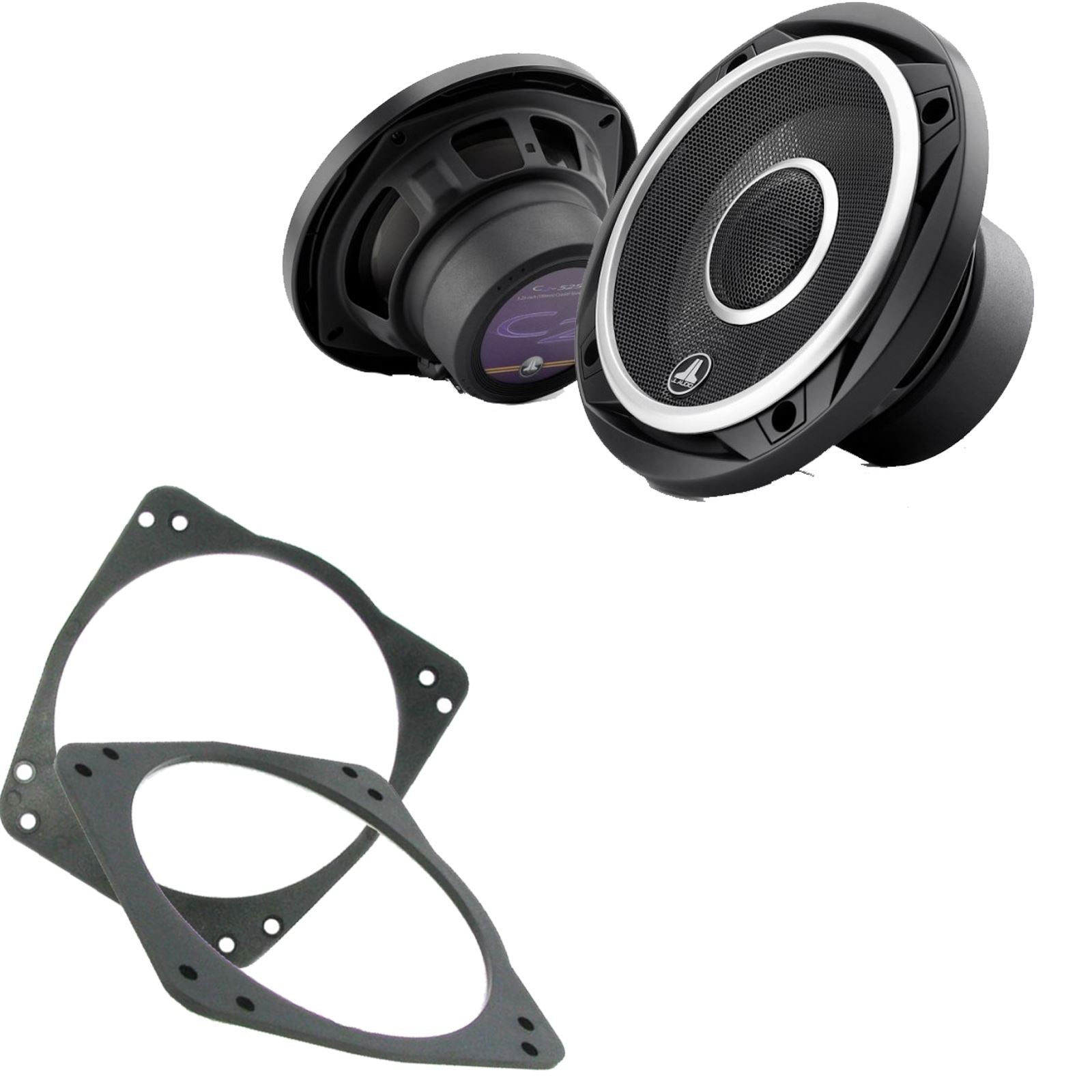 JL Audio C2-525X 2-Way 130mm/13cm/5.25" Coaxial Speakers (Per Pair 450 Watts) Fits Ford Fiesta 1989-01