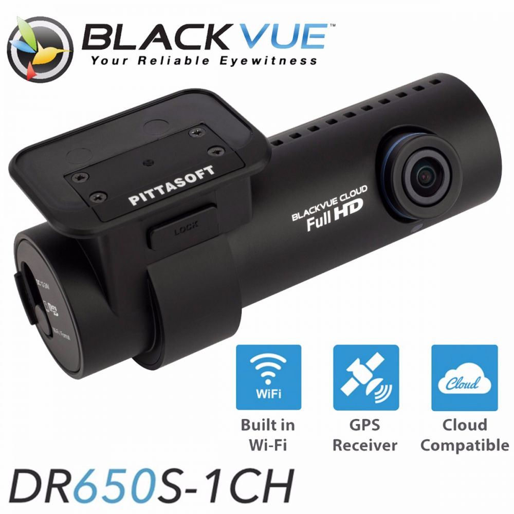 BLACKVUE DR650S 1CH - 128GB - 1080p Full HD @ 30 Frames Per Second (FPS), 2.4 Front Car Dash Cam