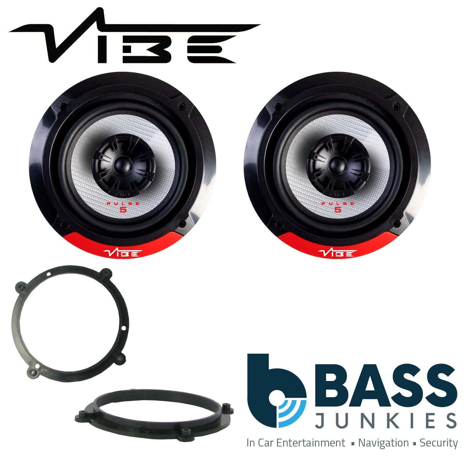 Vibe PULSE5-V3 Coaxial Speakers Fits Audi A3 1996-03