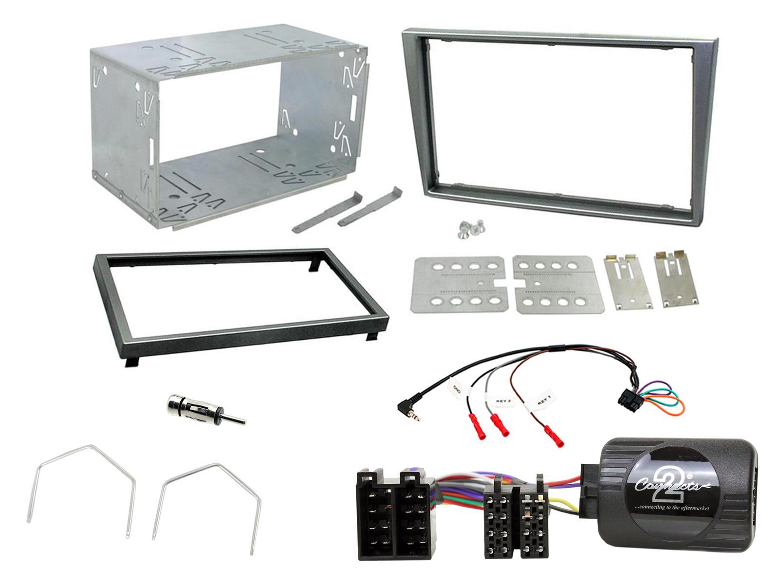Connects2 CTKVX07 - Vauxhall Corsa Meriva Omega Double Din Fascia Installation Kit