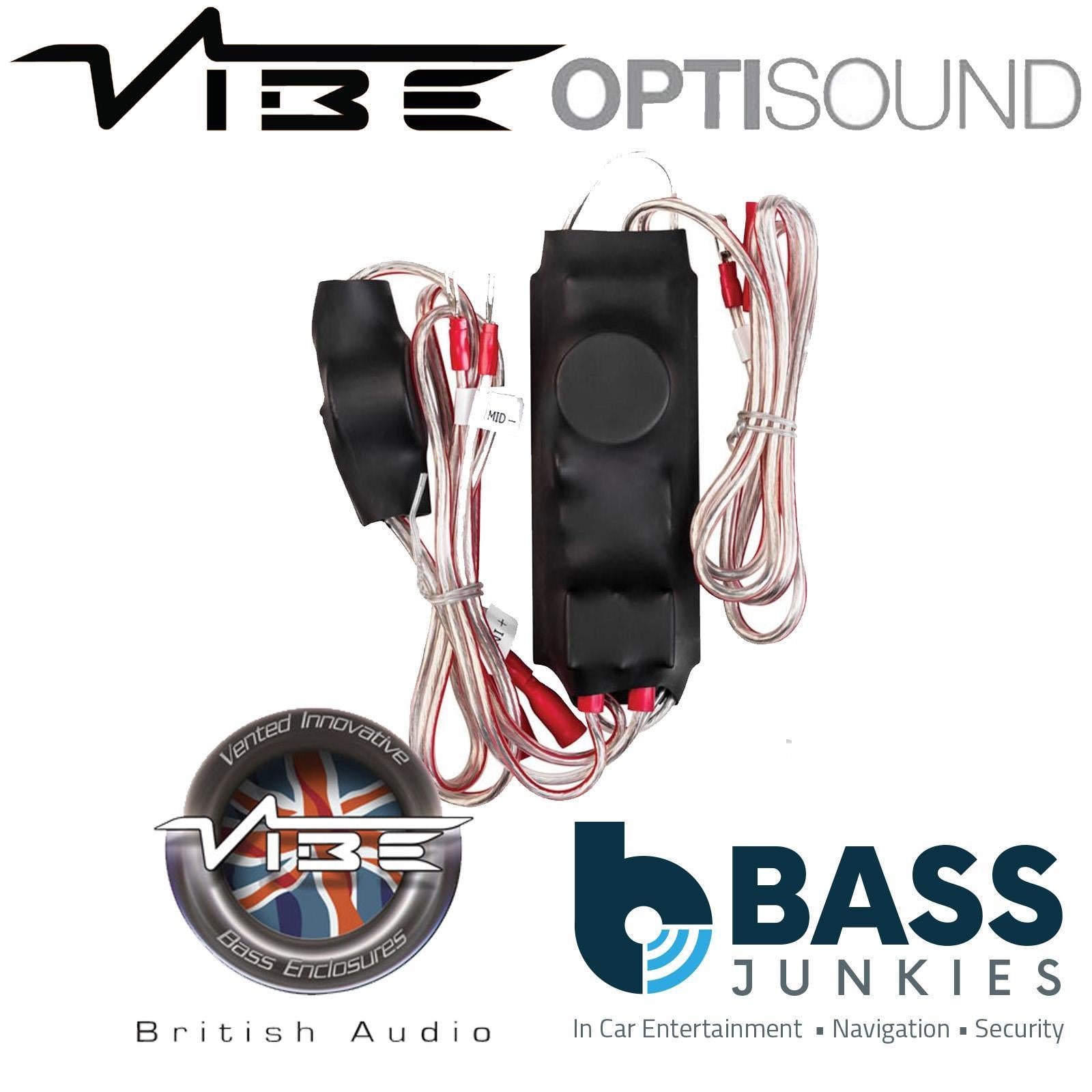Vibe OPTISOUNDBMW-V4 - BMW 1 3 4 5 6 7 Series & X1, X3 345 Watts Front Door Custom Car Component Speaker Upgrade Kit