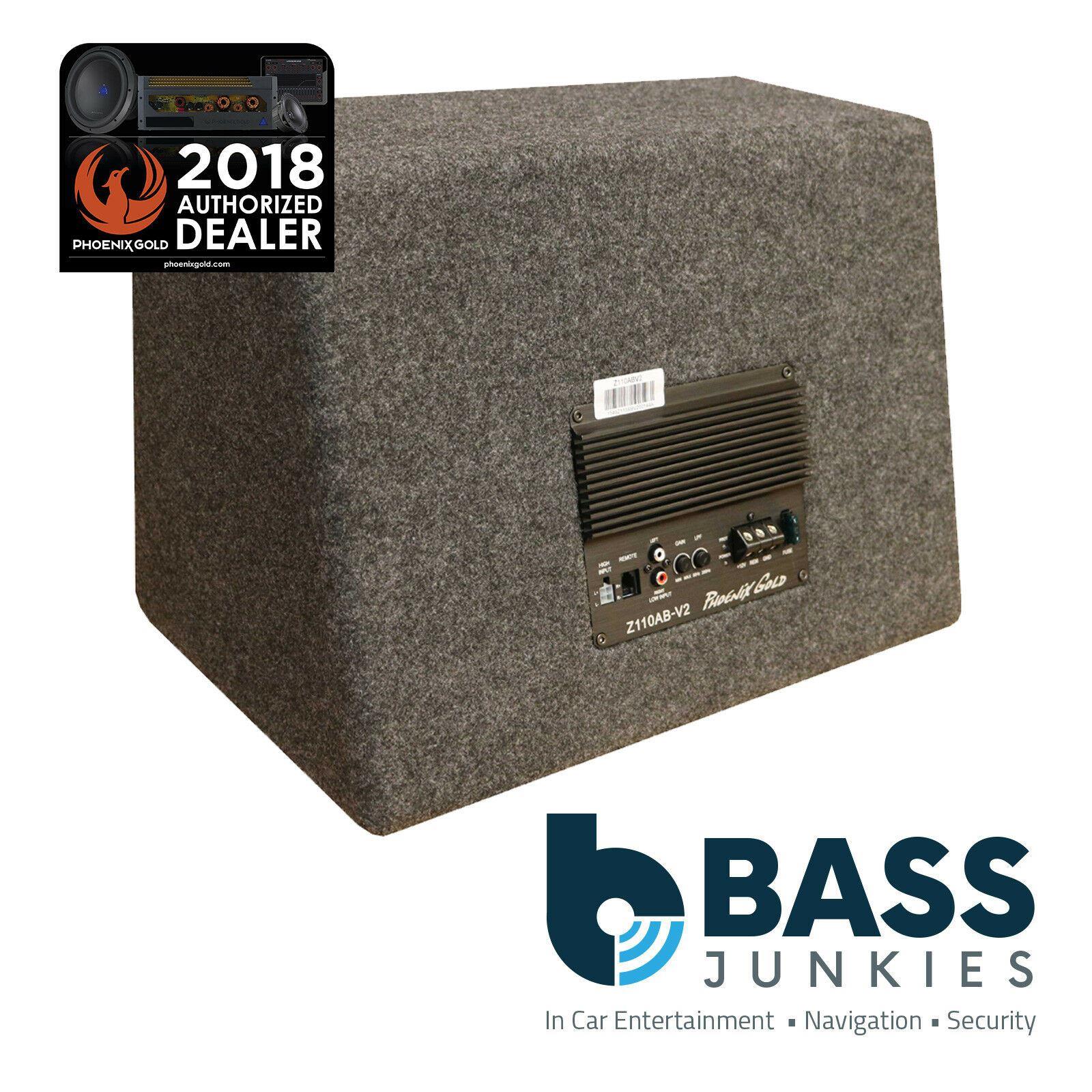 Phoenix Gold Z Series Z18AB 8" 500W Powered Active Ported Wedge Subwoofer Box