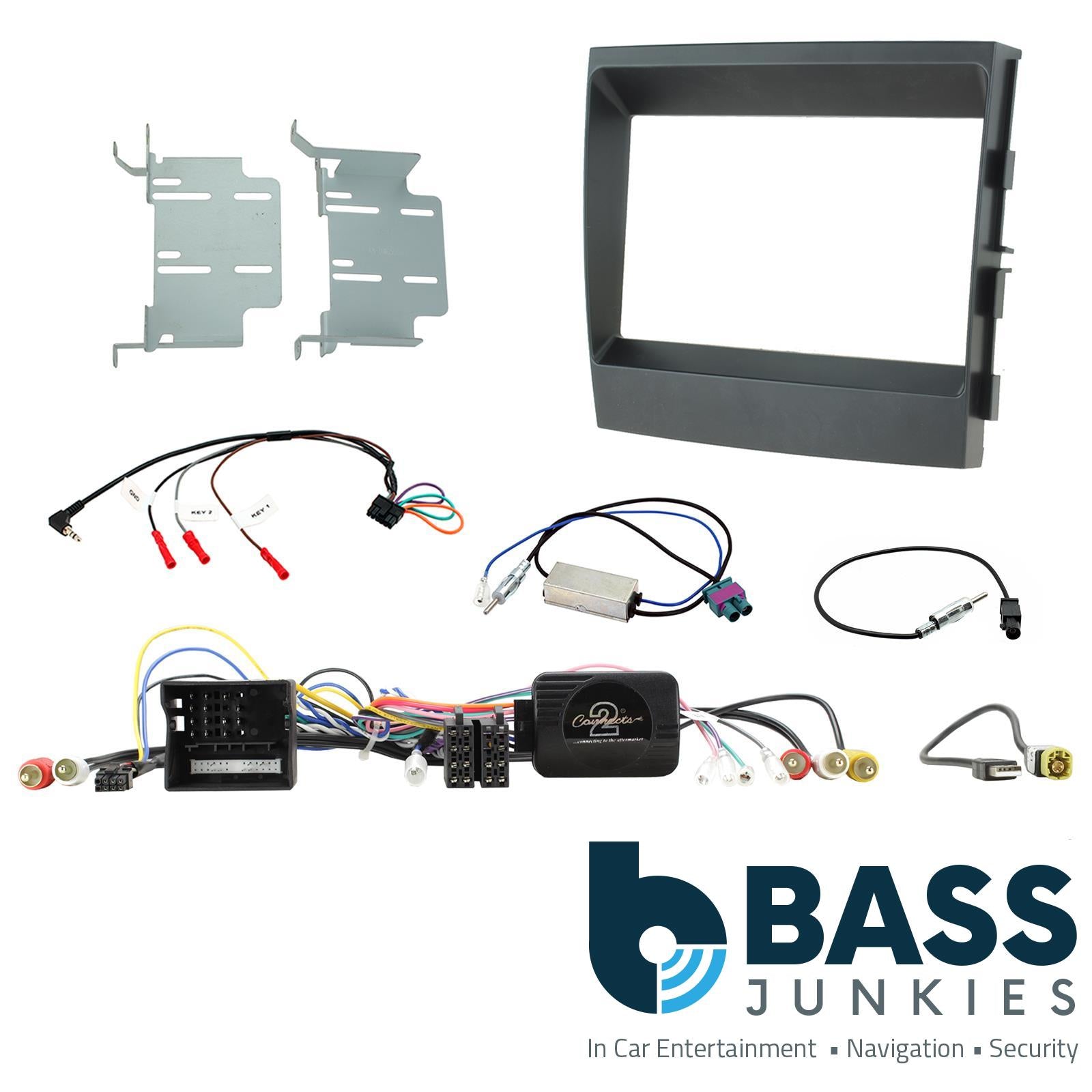 Connects2 Double Din Stereo fitting kit for Porsche Panamera 2009-2016 Vehicle Specific Stereo Screen Steering Controls Fitting Kit