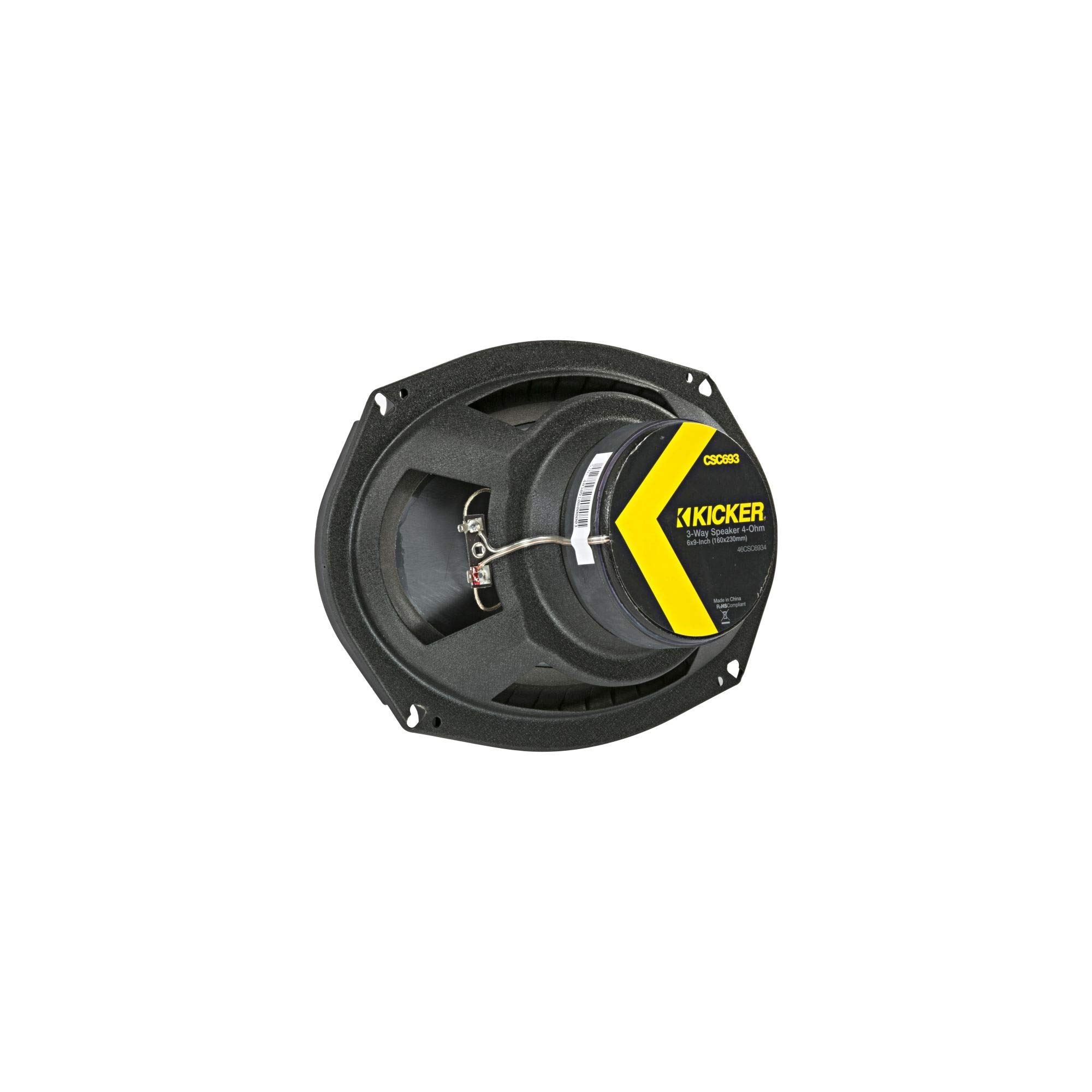 Kicker CS Series 46CSC6934 - 6x9" 900 Watts 3-Way Coaxial Car Rear Shelf Speakers (Pair)