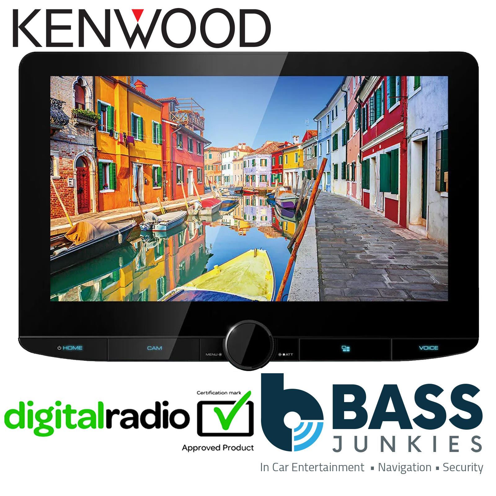 Kenwood DMX9720XDS 10.1" HD BT DAB+ Wireless CarPlay Android Floating Screen