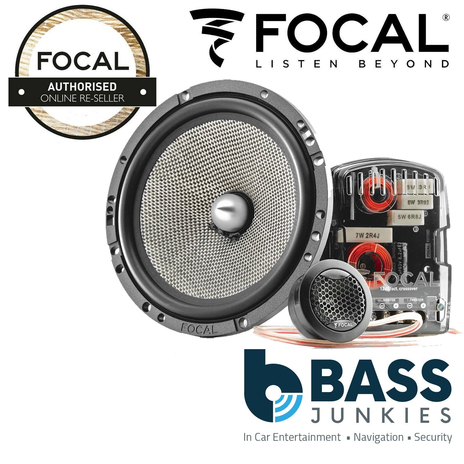 Focal 165AS - ACCESS Series 160 Watts 165mm 6.5" 2 Way Car or Van Component Kit Speakers