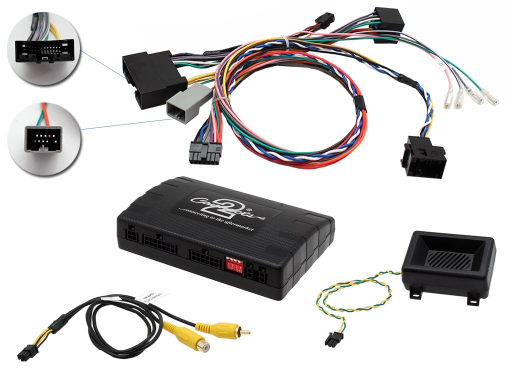 SONY 6.2" Screen Blutooth Double Din Stereo Fitting Kit + Steering Wheel Stalk Controls to fit Land Rover Evoque 11-14