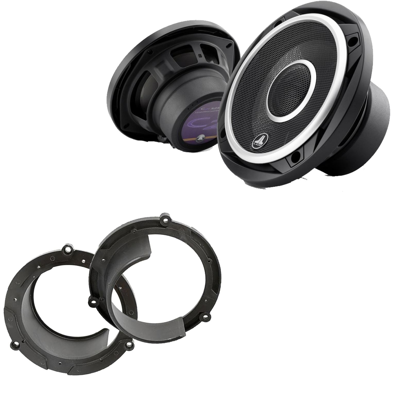 JL Audio C2-525X 2-Way 130mm/13cm/5.25" Coaxial Speakers (Per Pair 450 Watts) Fits Honda Accord 1999-03