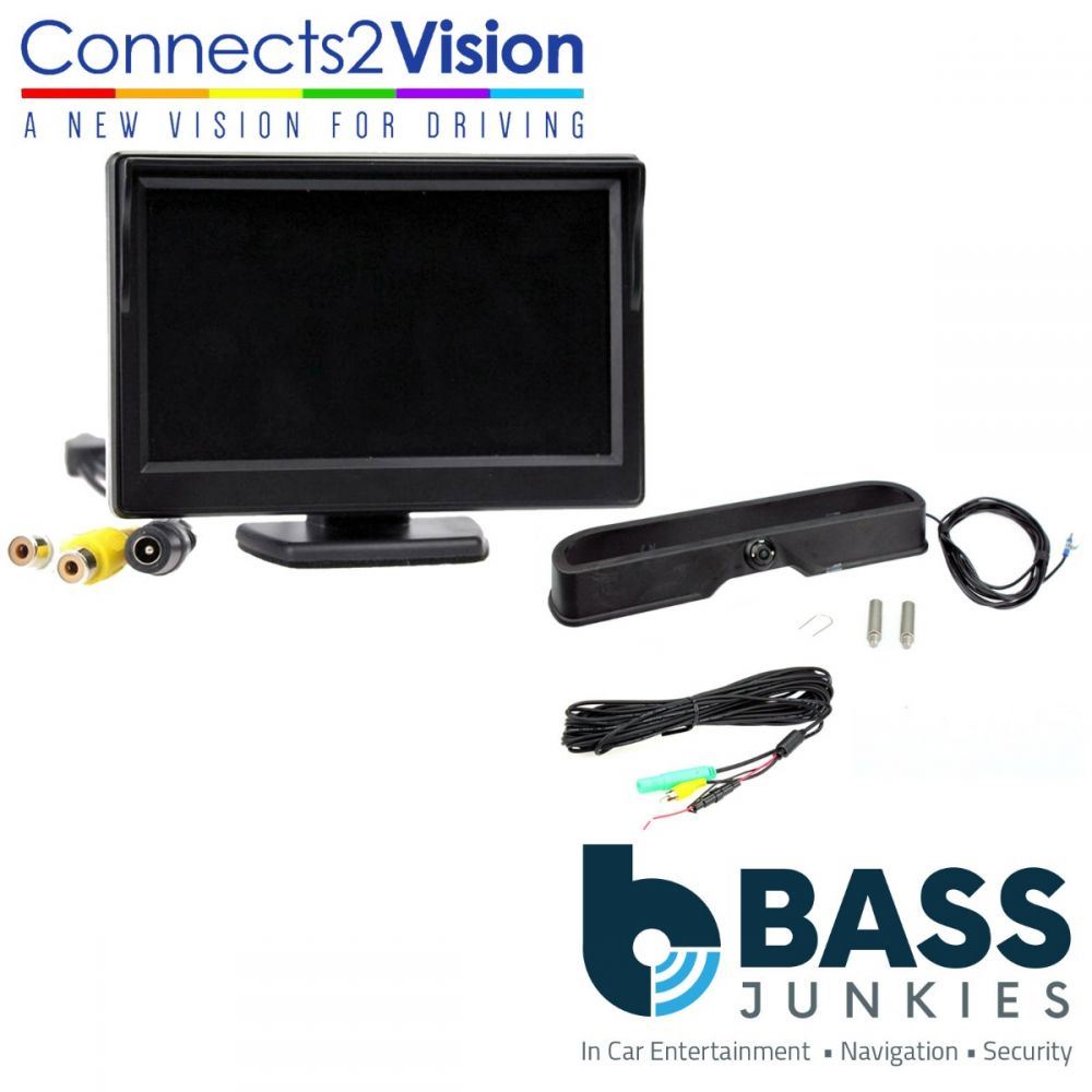 Peugeot Manager 2007 - 2018 Van Reversing Camera & 5" Dash Mount Screen Kit