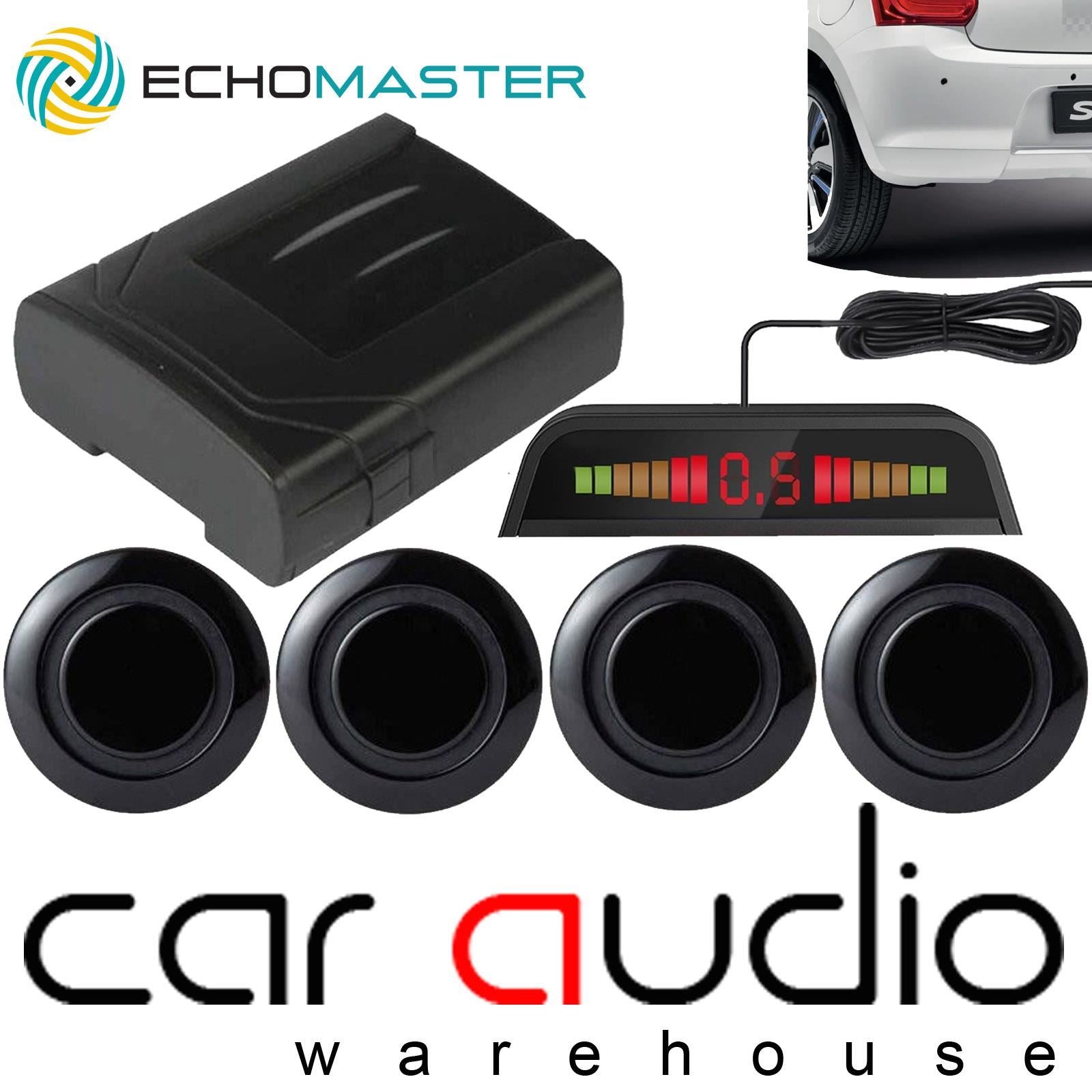 Echomaster SS-RBP-B - Car Van Reverse Parking Sensors Kit With 100 DB Buzzer