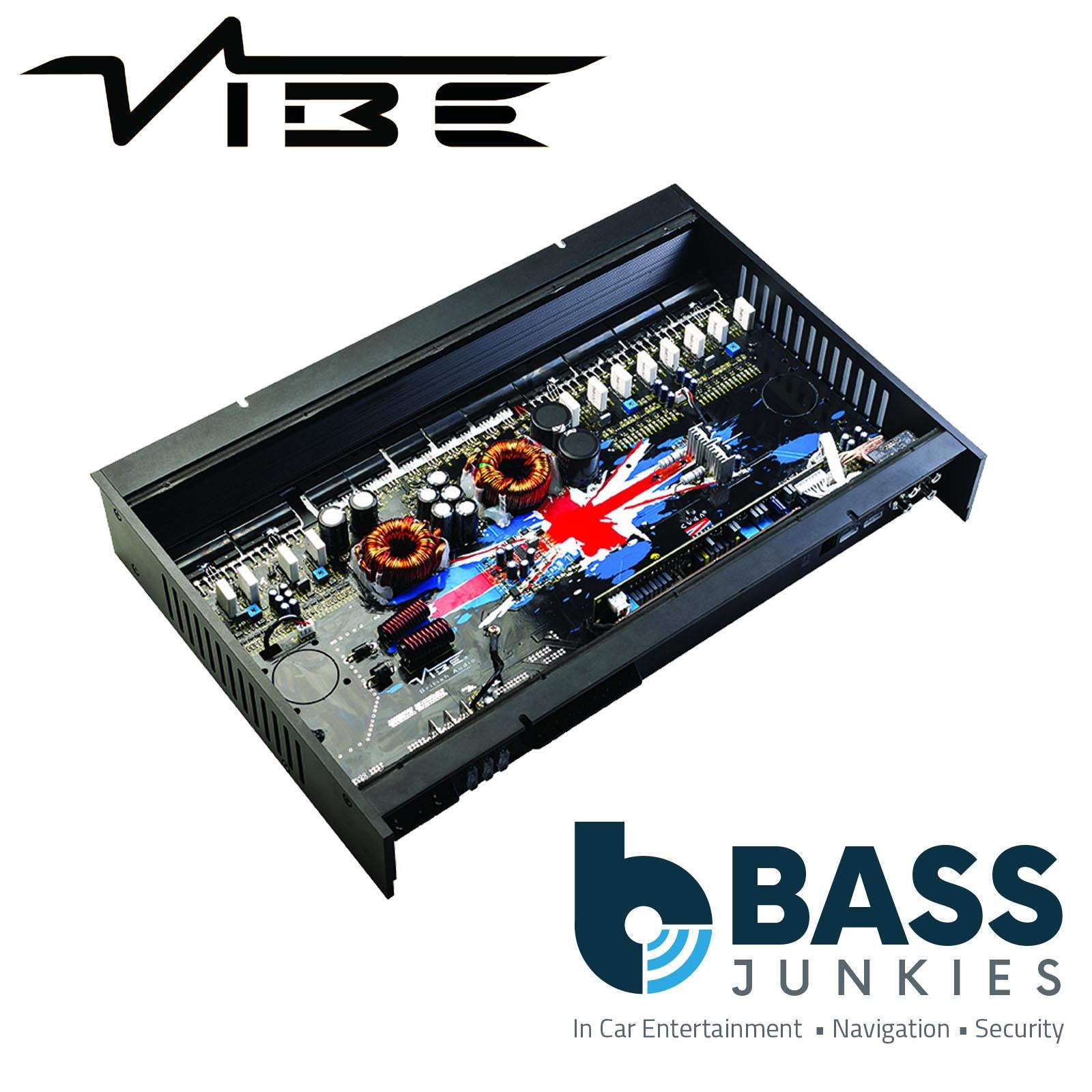 Vibe CVENS4-V4 4 Channel Class AB SQ  Amp 1120 Watts Max Power Car Audio Amplifier