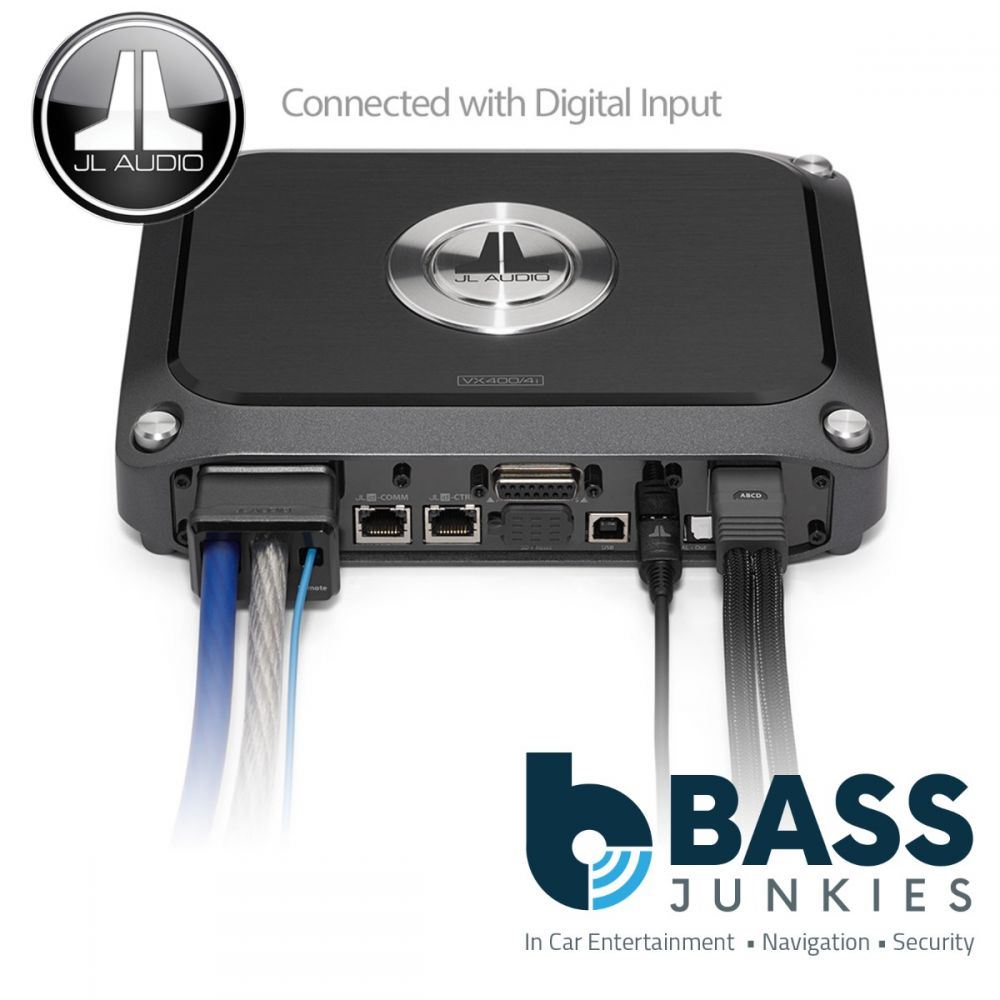 JL Audio VX400/4I 400 Watts 4-Channel Class D Car Amplifier with Integrated DSP