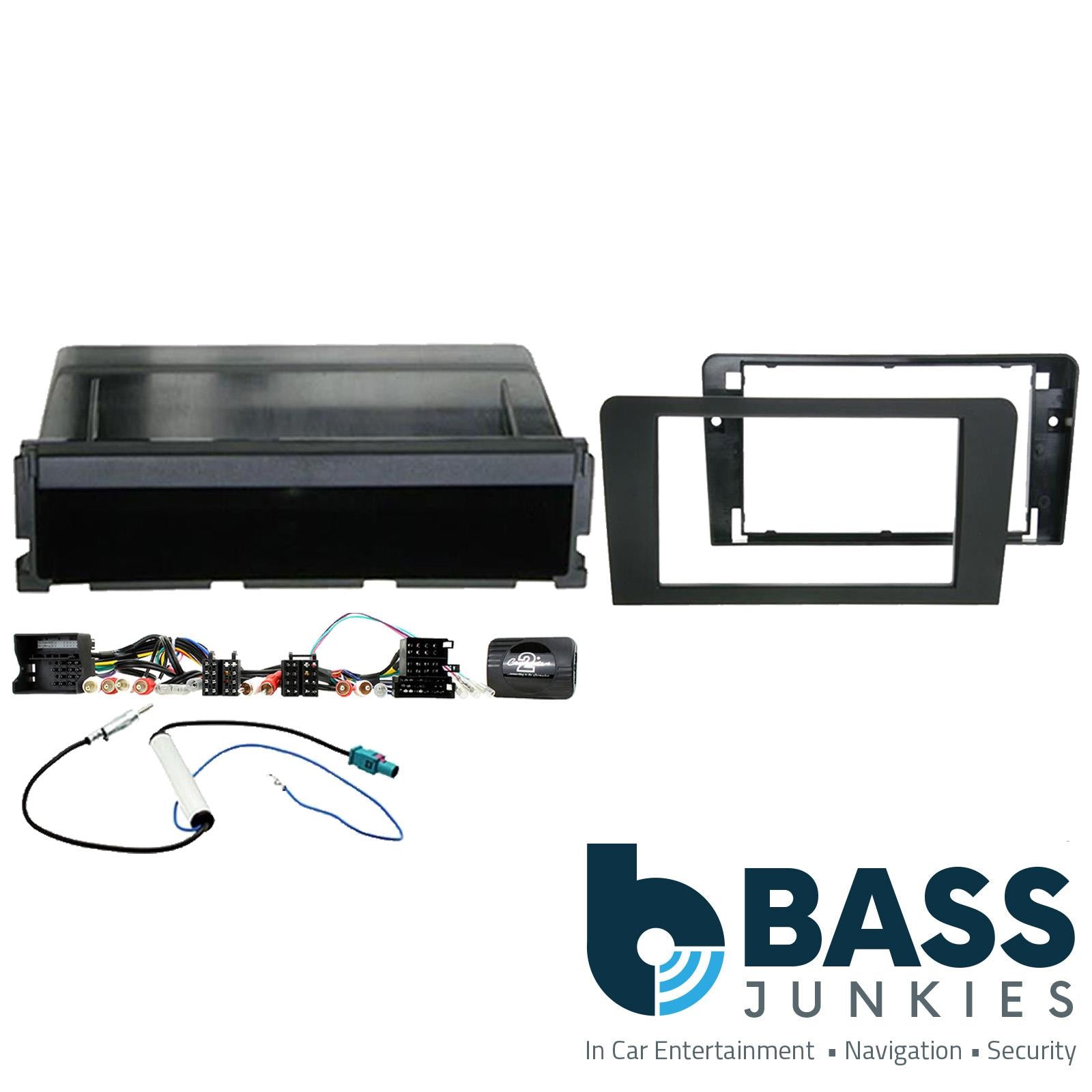 Connects 2 CTKAU10 - Audi A3 2003 - 2012 Double Din Facia & Steering wheel Interface Fitting Installation Kit