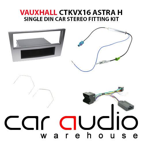 Connects2 CTKVX16 - Vauxhall Single Din Fascia & Steering Wheel Interface Installation Kit