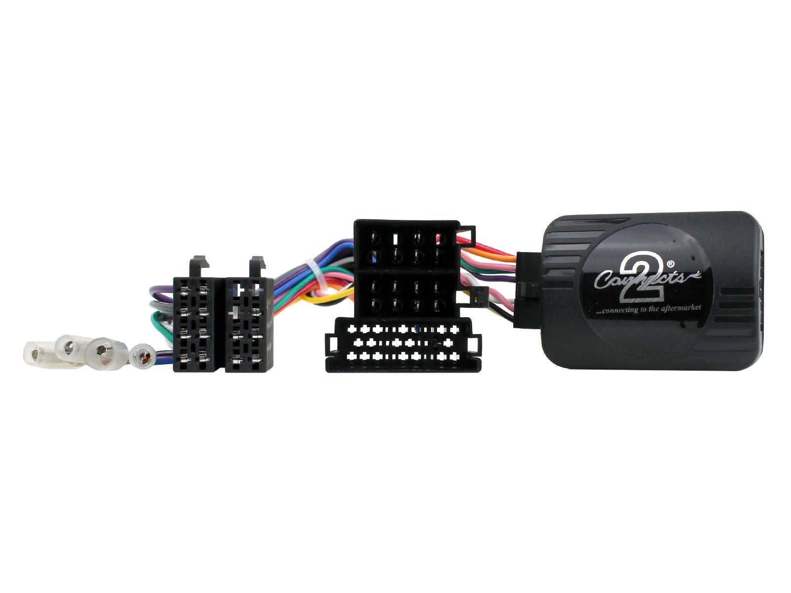 Connects 2 CTKIV01 - Iveco Daily 2014 Onwards Double Din Facia & Steering wheel Interface Fitting Installation Kit (Black Facia Panel)
